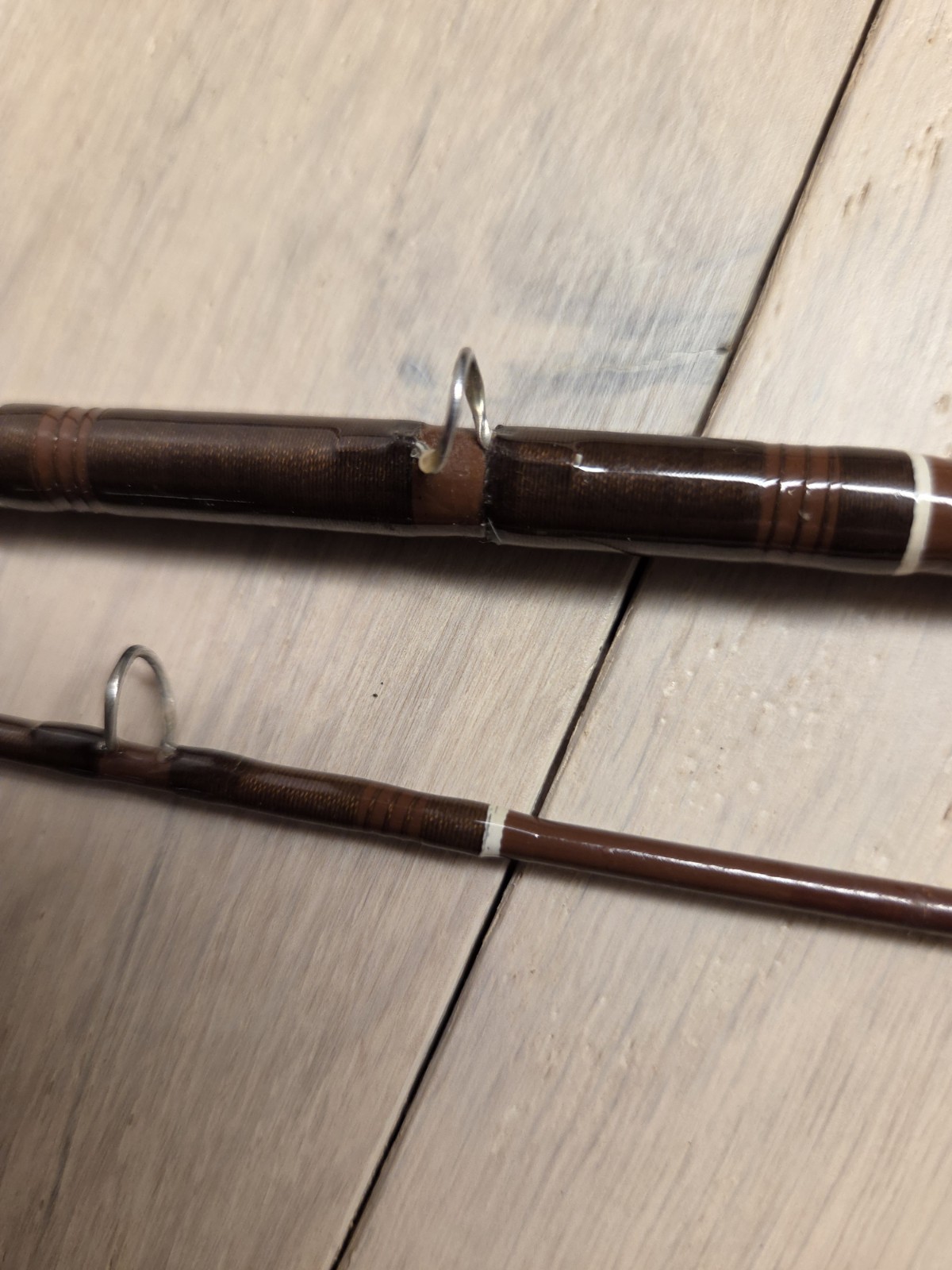 Shakespeare Classic FY12-R 8ft 3pc Fly Rod Medium Fiberglass Brown
