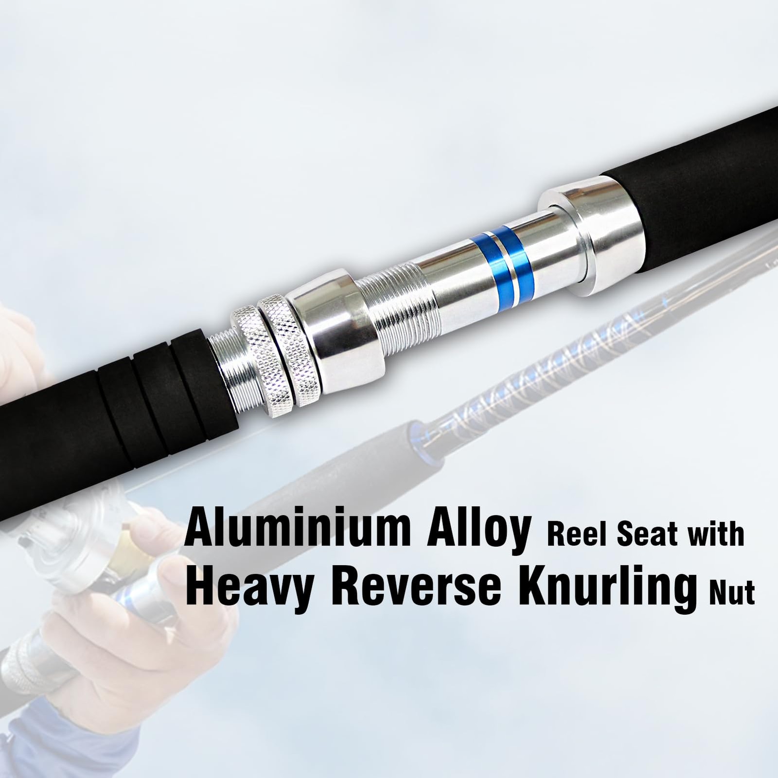 1-Piece/ 2-Piece Saltwater Offshore Trolling Rod Big Game Rod Conventional Bo…