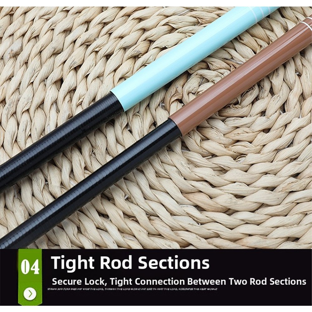 Carbon Fiber Stream Rod Lightweight 1.2m to 2.4m 27cm Collapsible Fishing Rod