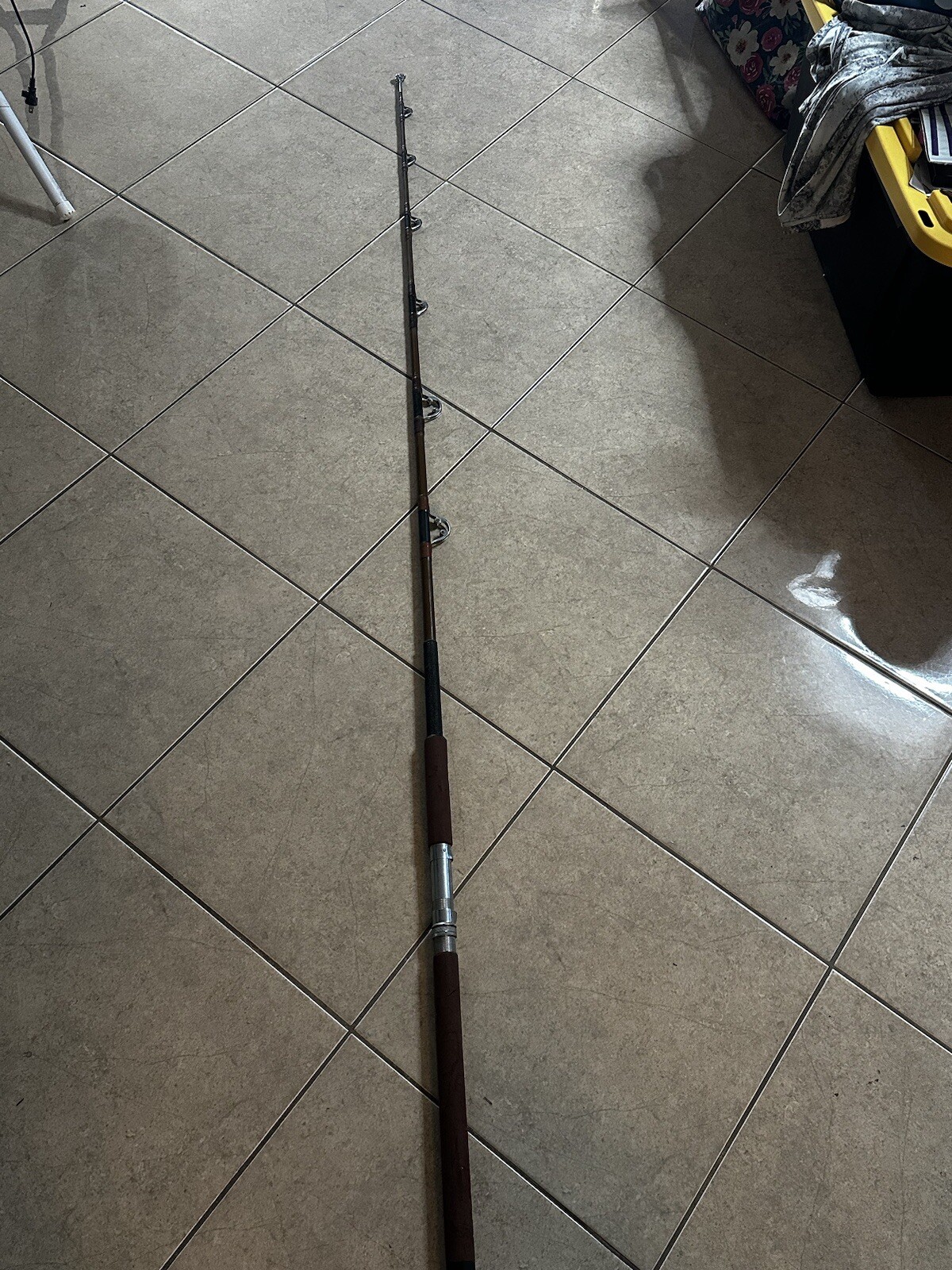 Vintage Garcia Five Star Trolling Rod / Down Rigger Fishing Rod. 7’1’’ Heavy