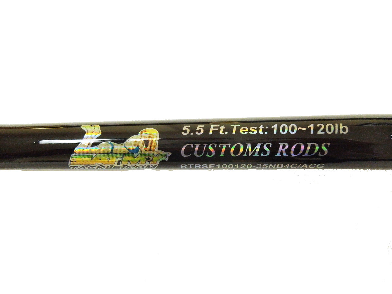100-120 lb. 3pc Saltwater Fishing Rod – Roller Tip – Deep Drop Trolling