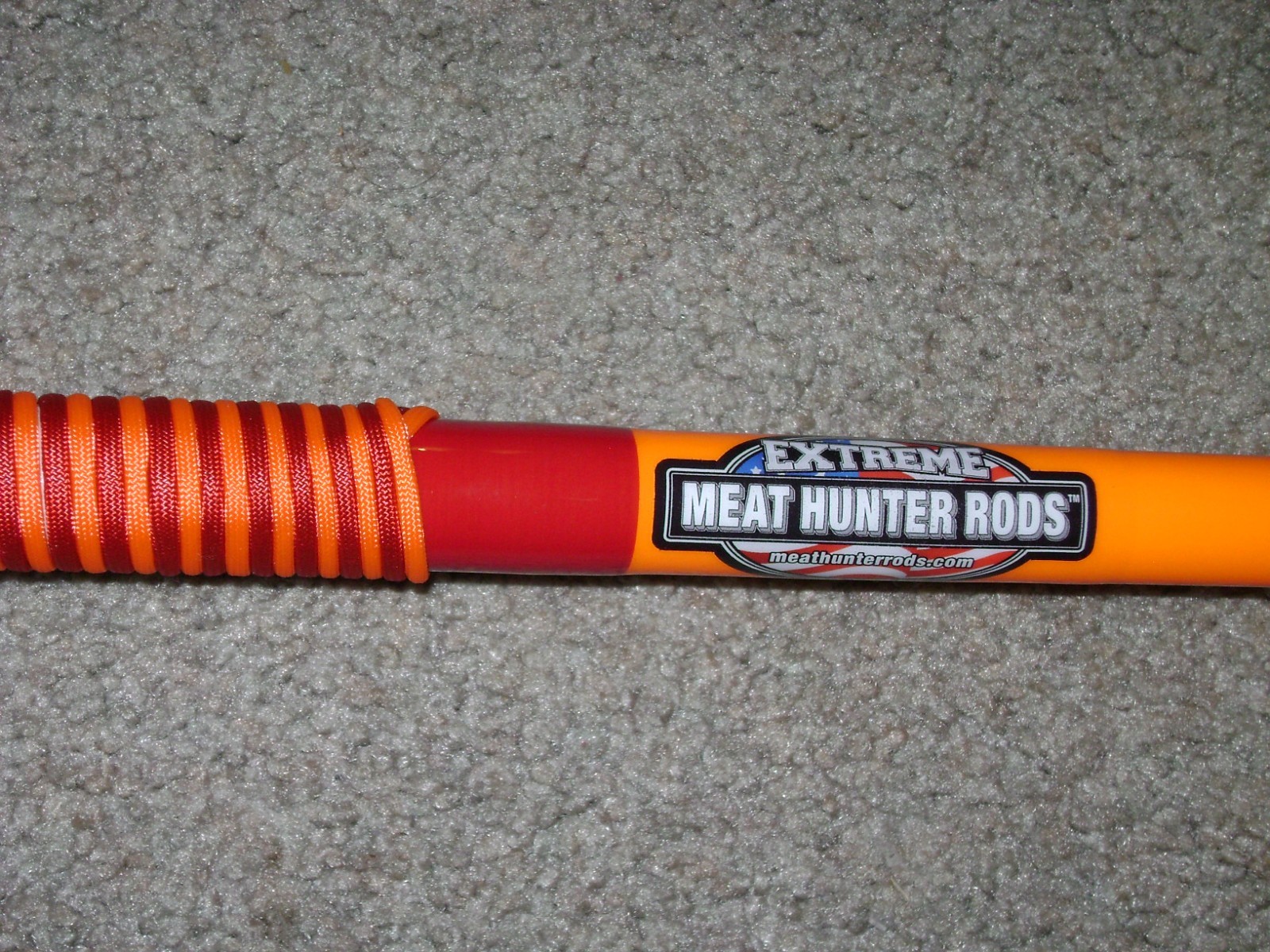 GLOW ROD MEAT HUNTER EXTREME 10′ ORANGE GLOW Casting Rod – BIG FISH, STRIPER!