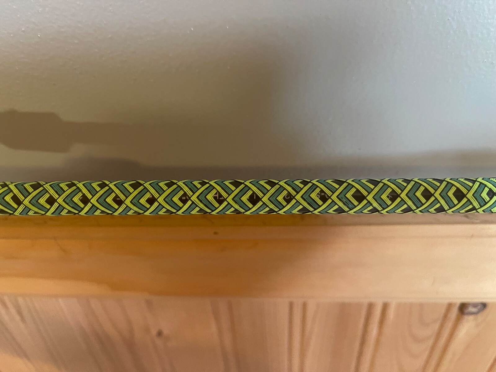 Custom hand made Fishing rod wraps. Made with thread and epoxy.