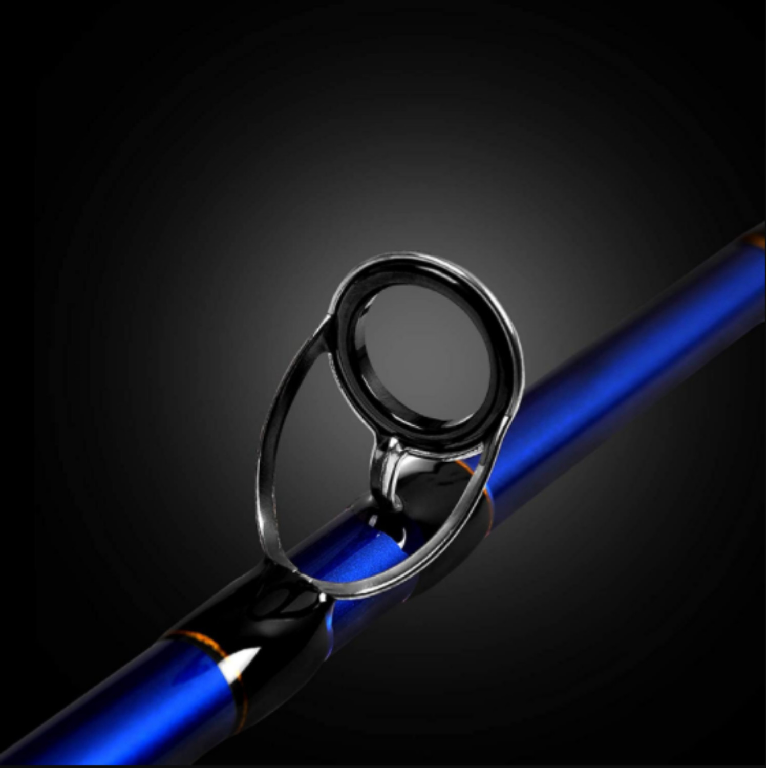 Fiblink 2-Piece 7′ Medium Heavy Spinning Rod Saltwater Portable Graphite Durable