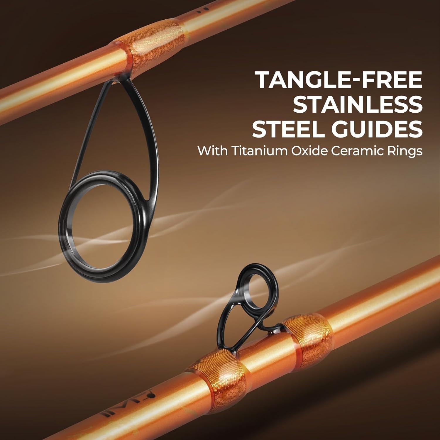 Lethal Blaze Twin-Tip Fishing Rods, IM6 Graphite Blanks Casting & Spinning Ro…