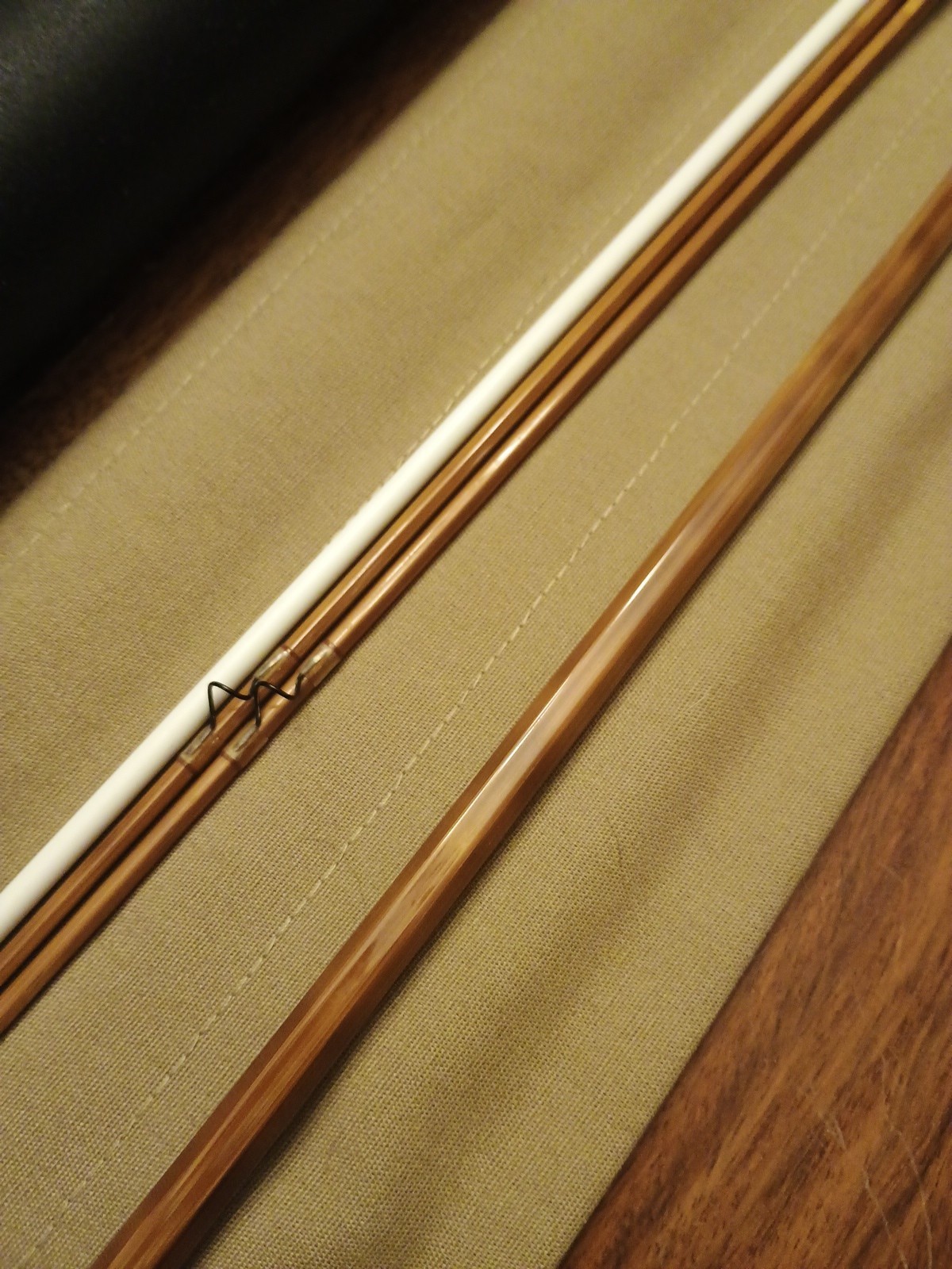 VINTAGE THOMAS & THOMAS BEAVERKILL BAMBOO FLY ROD 8’0” #5 SERIAL #5184 2/2