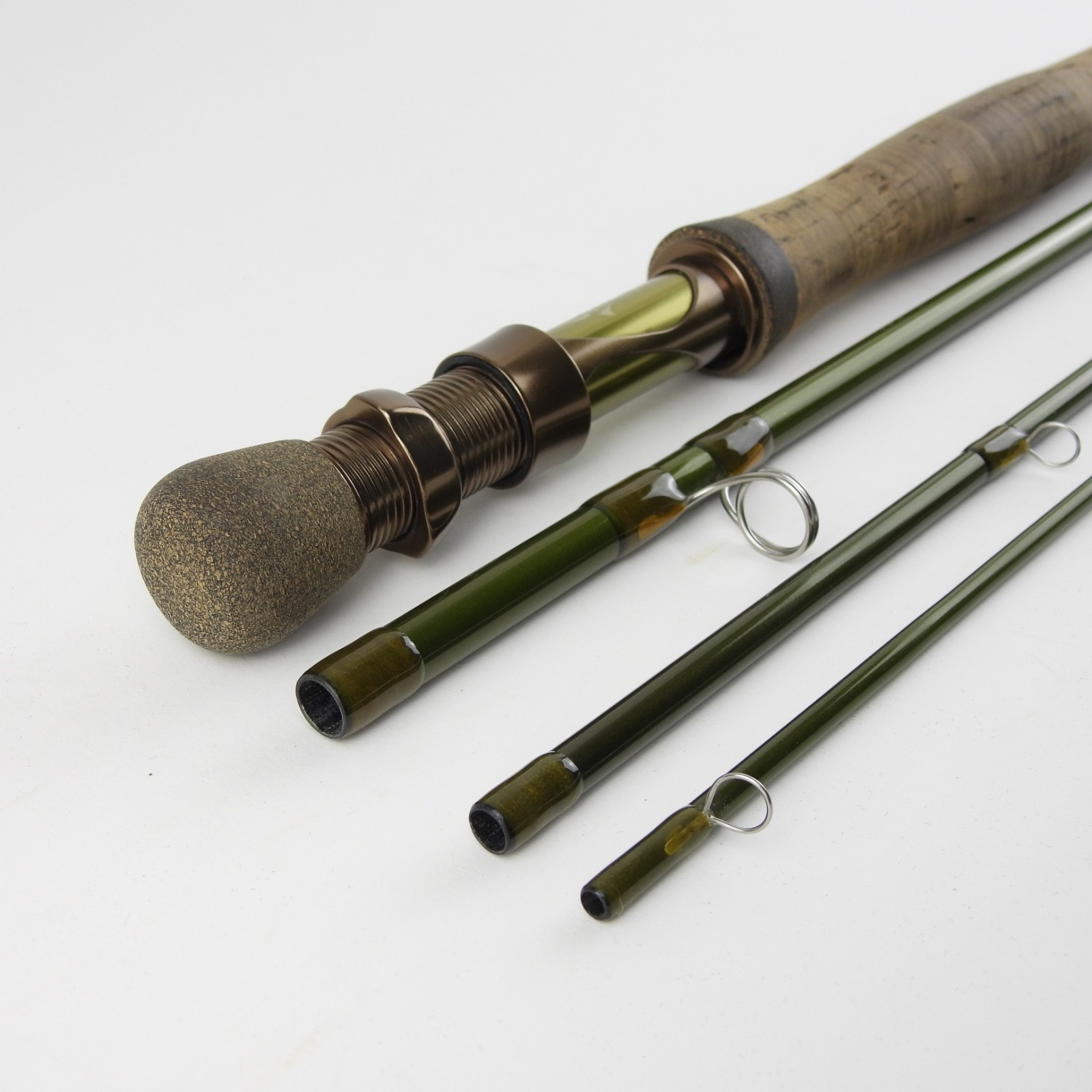 G. Loomis Native Run GLX Fly Rod. 9’ 6”. 8wt. W/ Tube & Sock.