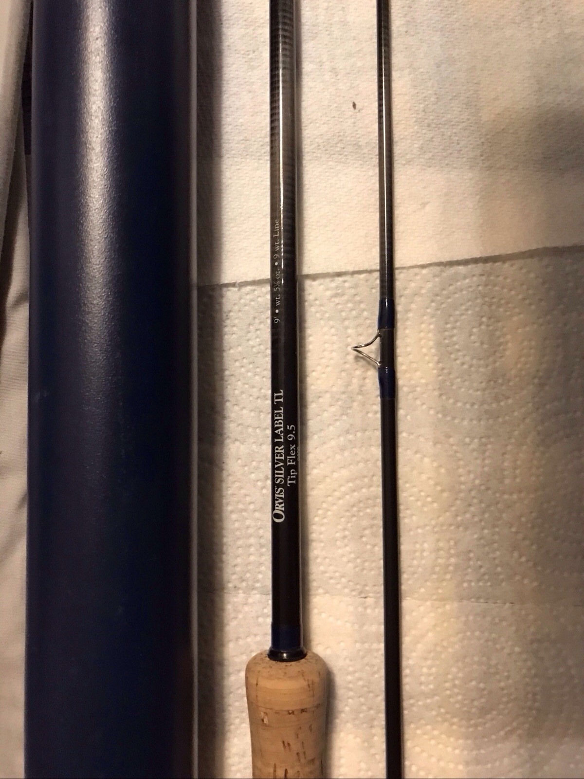 ORVIS SILVER LABEL TL FLY ROD TIP FLEX 9.5’ USED VERY LITTLE NICE ALUMINUM CASE