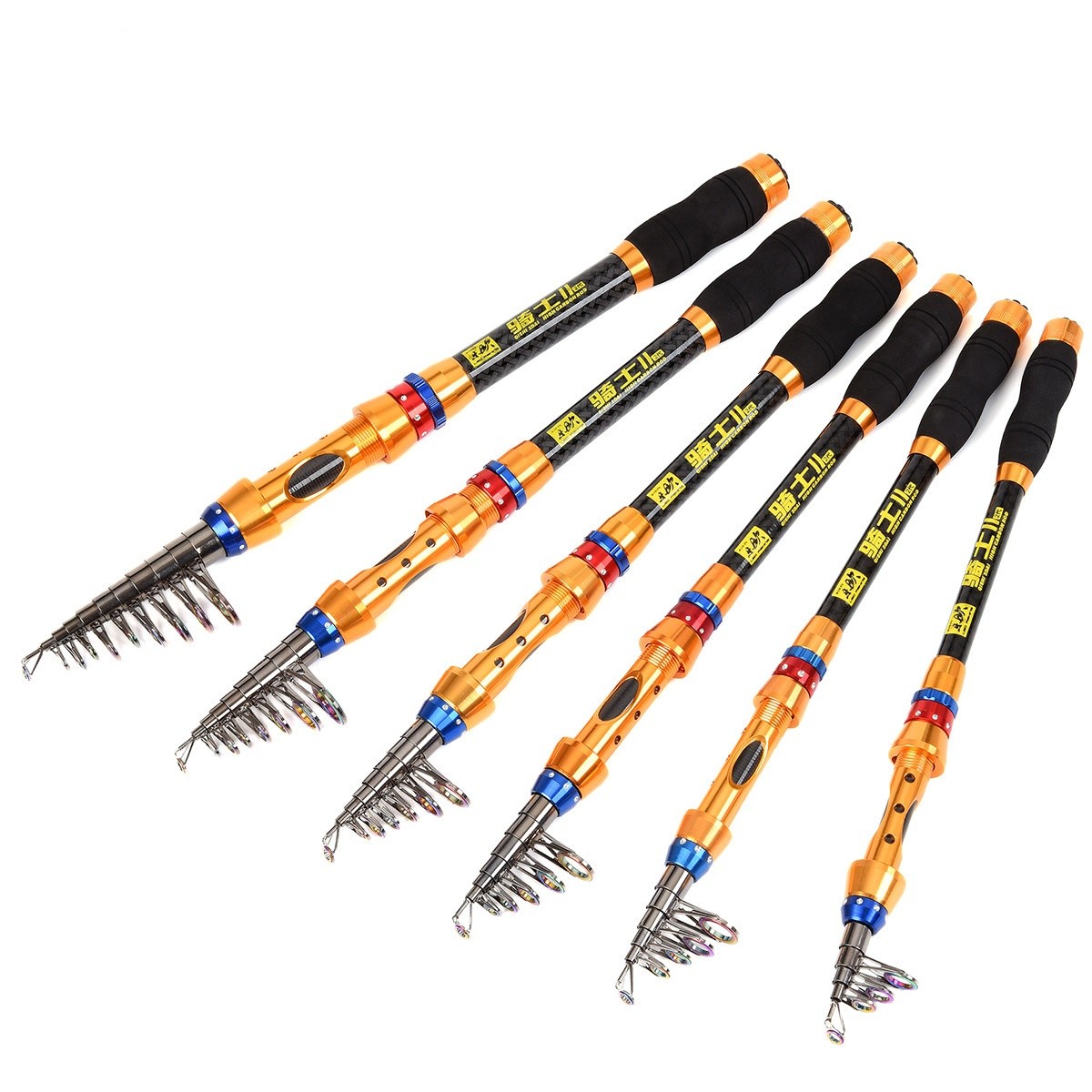 Fishing Rod Carbon Fiber 1.8M 2.1M 2.4M 2.7M 3.0M 3.6M Telescopic Fishing Rods