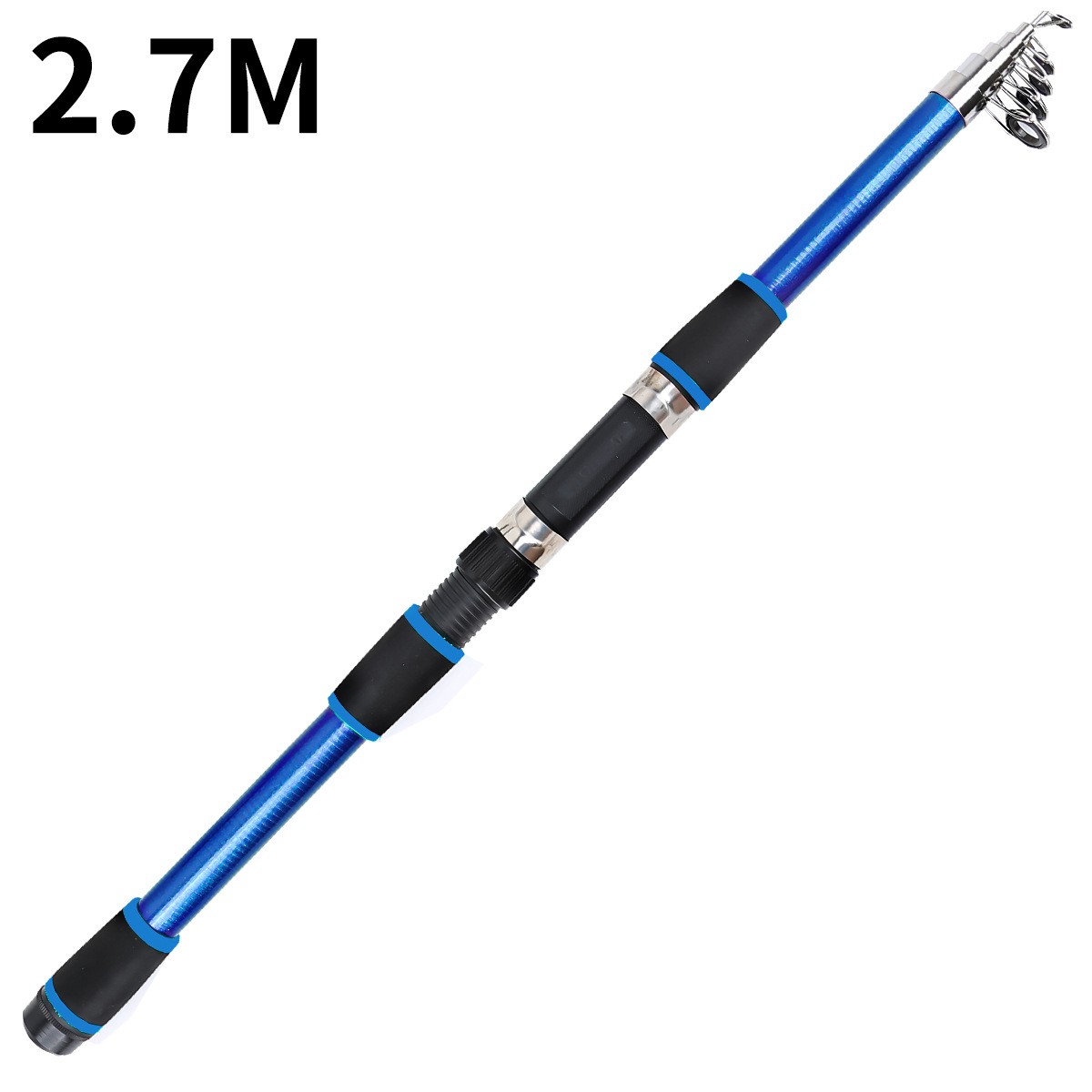 1.8M-3M Lightweight Telescoping Fishing Pole Complete Set with Accessories