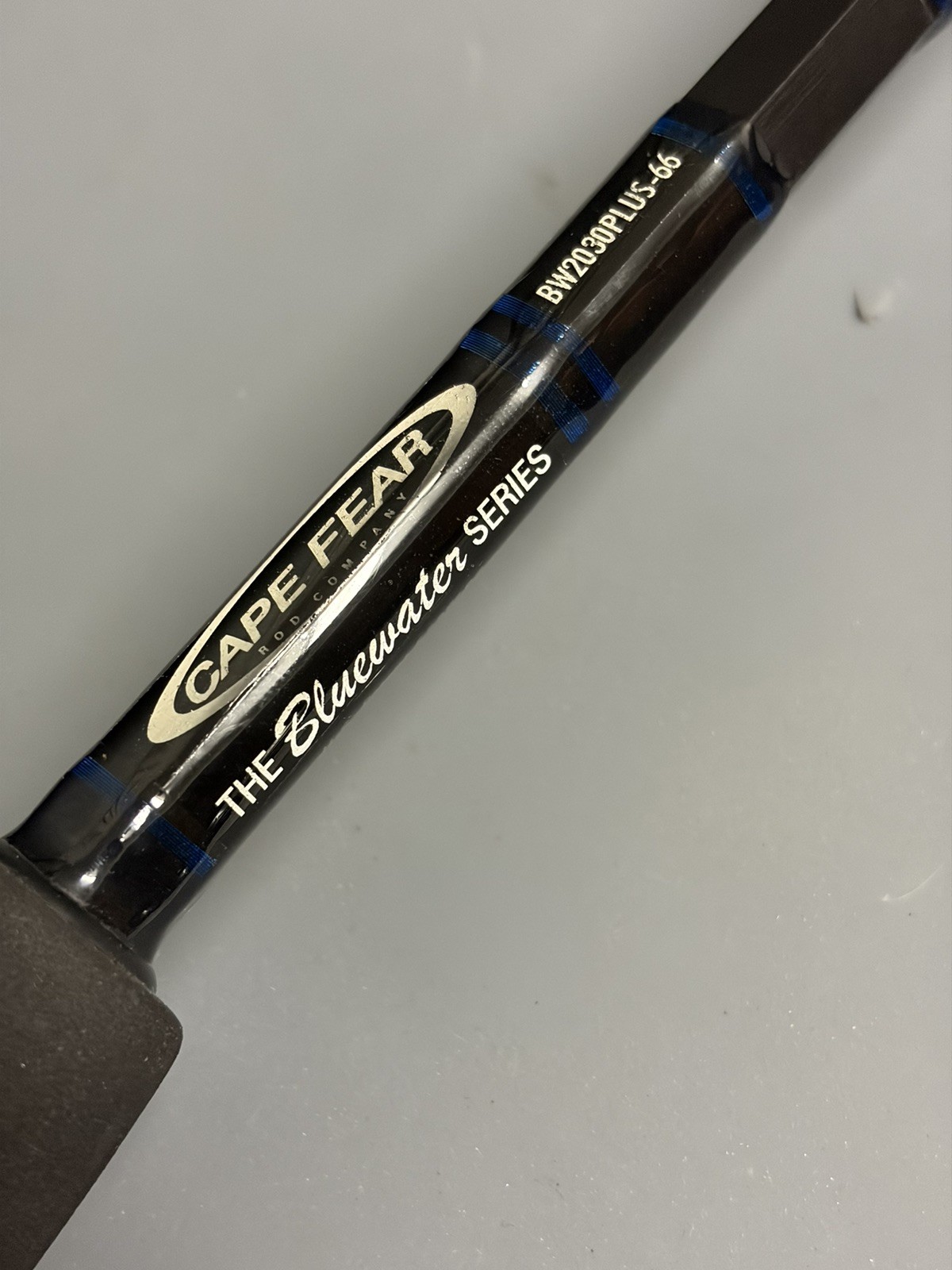 Pair of Cape Fear Bluewater Series Offshore Saltwater Fishing Rods 5’8” & 6’6”