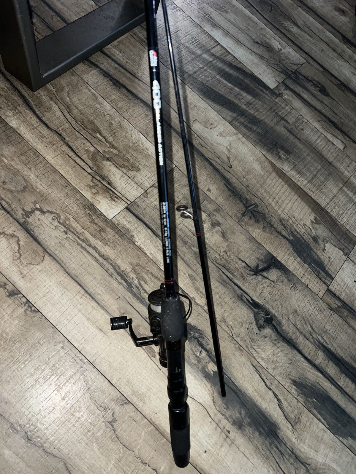 VTG Abu Garcia 400 Balanced 6’ Light Action BS60L Spin Fishing Rod 2-Piece READ!