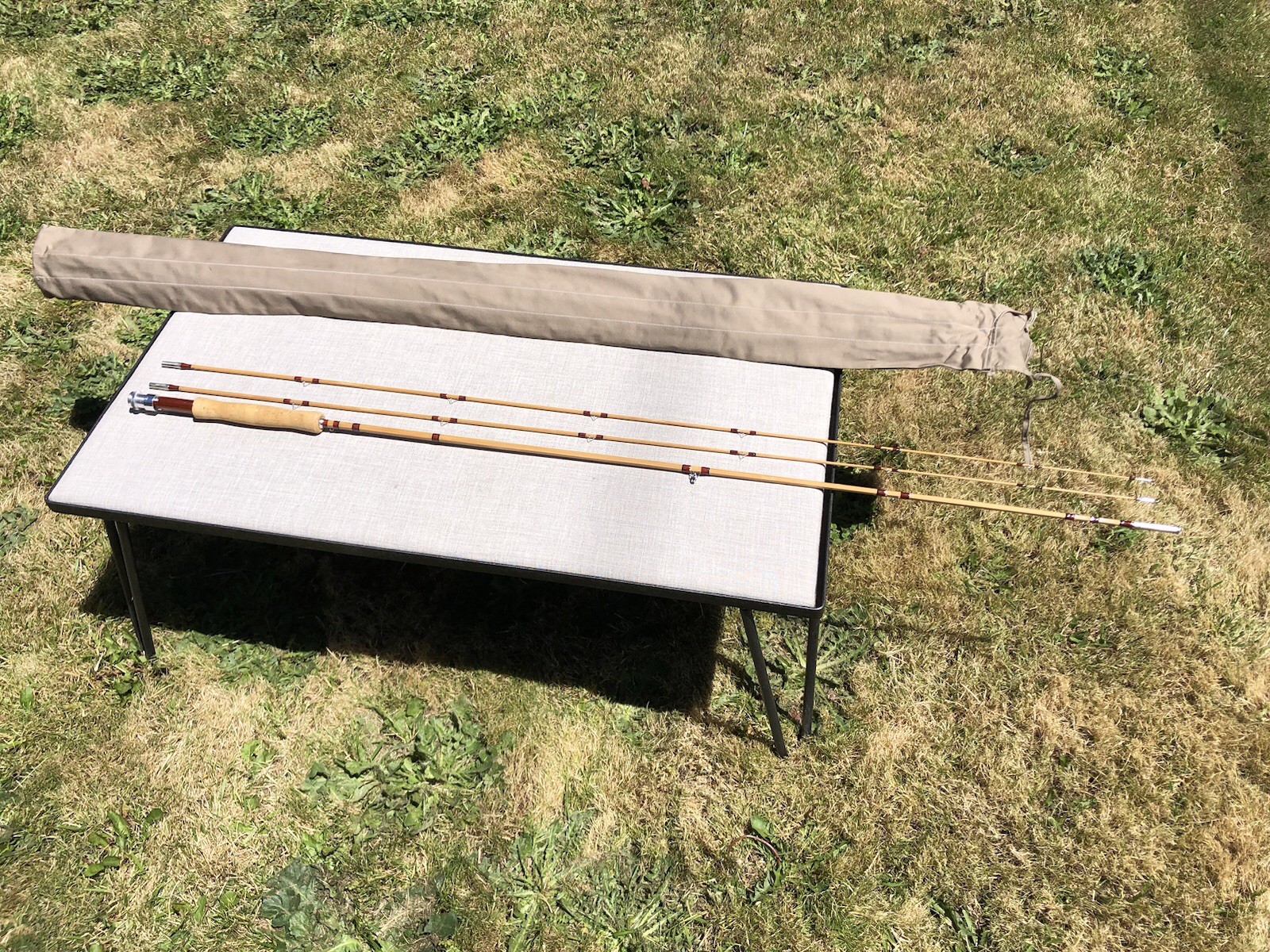 White River 6wt 8ft fly rod. Two piece with extra tip.