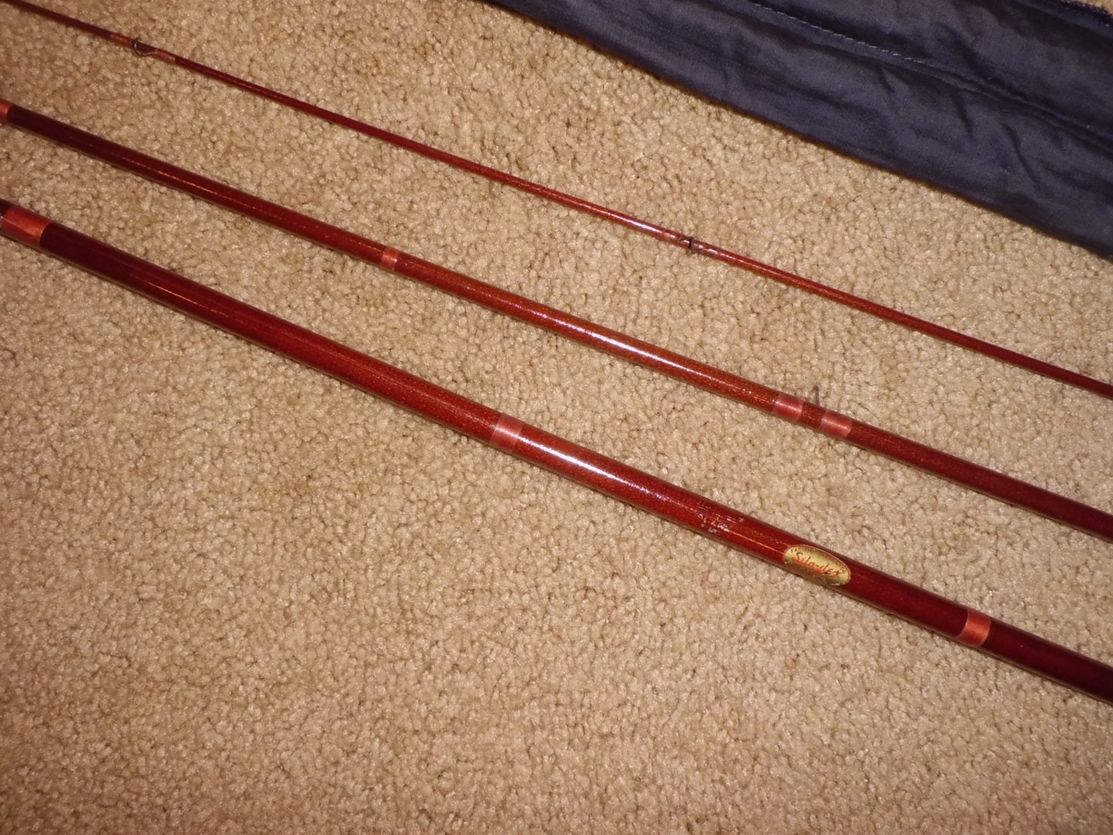 Vintage SILAFLEX 3 pc Fly 9′ Rod made in USA