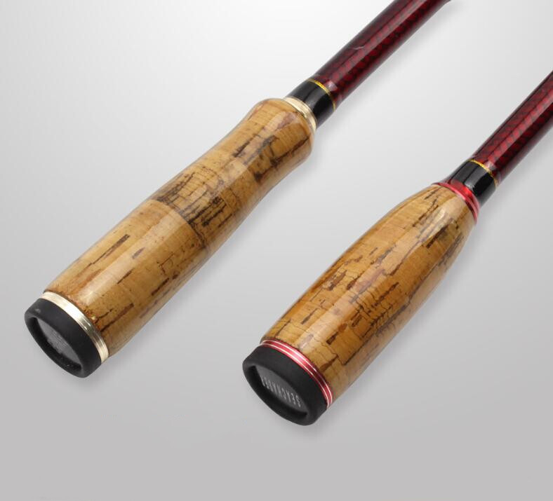 Carbon Fiber Rod Spinning Fishing Rods Casting Travel Rod M Power 2.1M Lure Pole