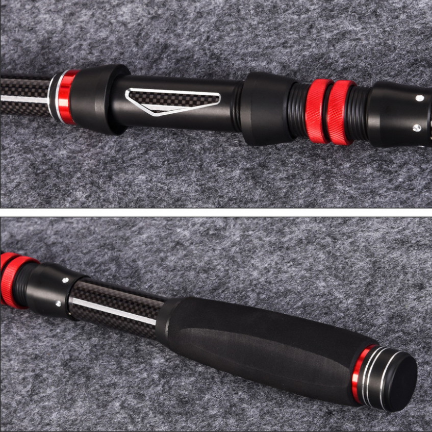 Fishing Rod Travel Rod Spinning Carbon Fiber Fishing Rod Multisection 1.8M-3.0M
