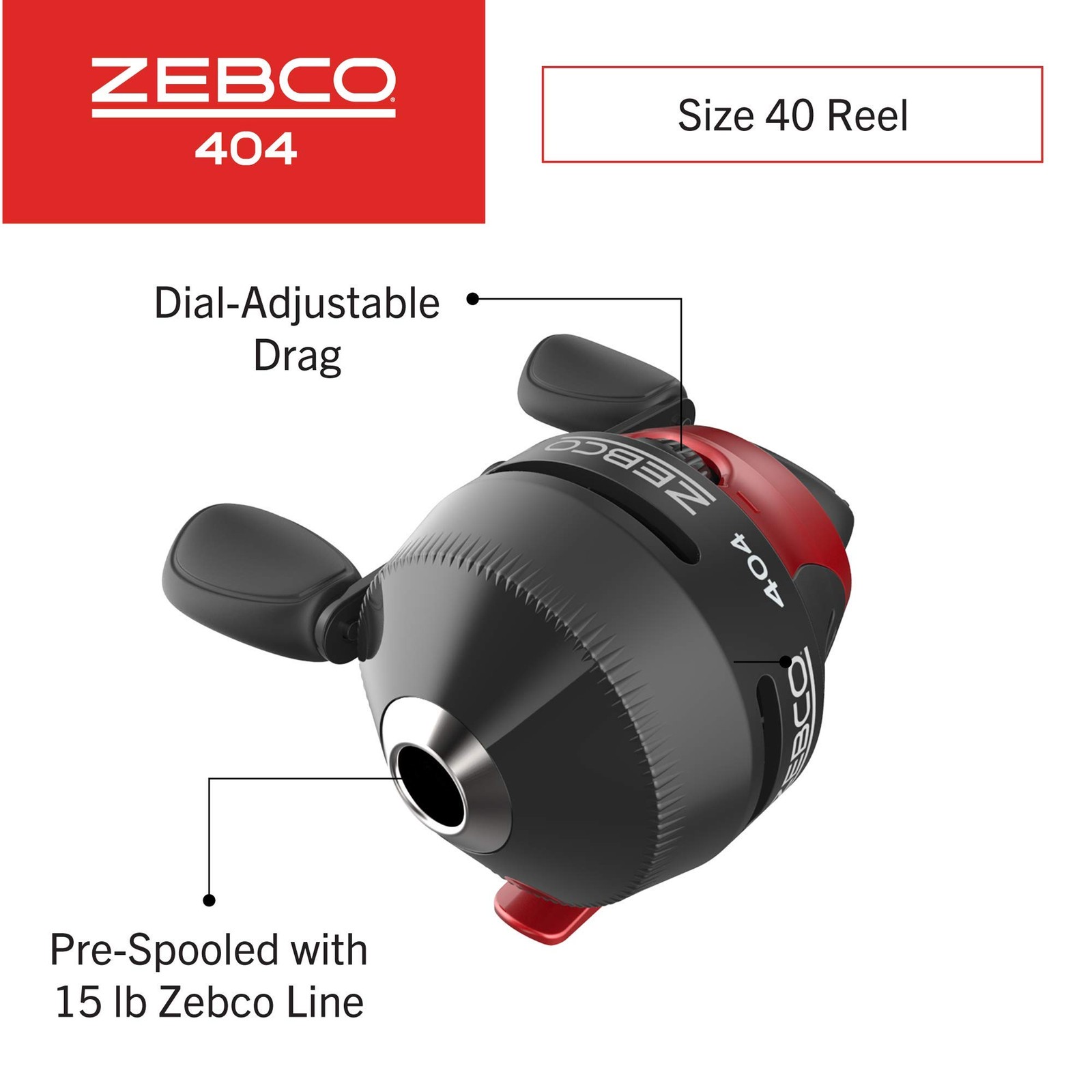 Zebco 202 & 404 Spincast Reel/Rod Combo (2-Pack) – 5’6″ Medium Action