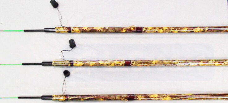 HT FISH HUNTER TELESCOPIC CAMO 13′ CRAPPIE ROD POLE FH-13LW SET OF 3