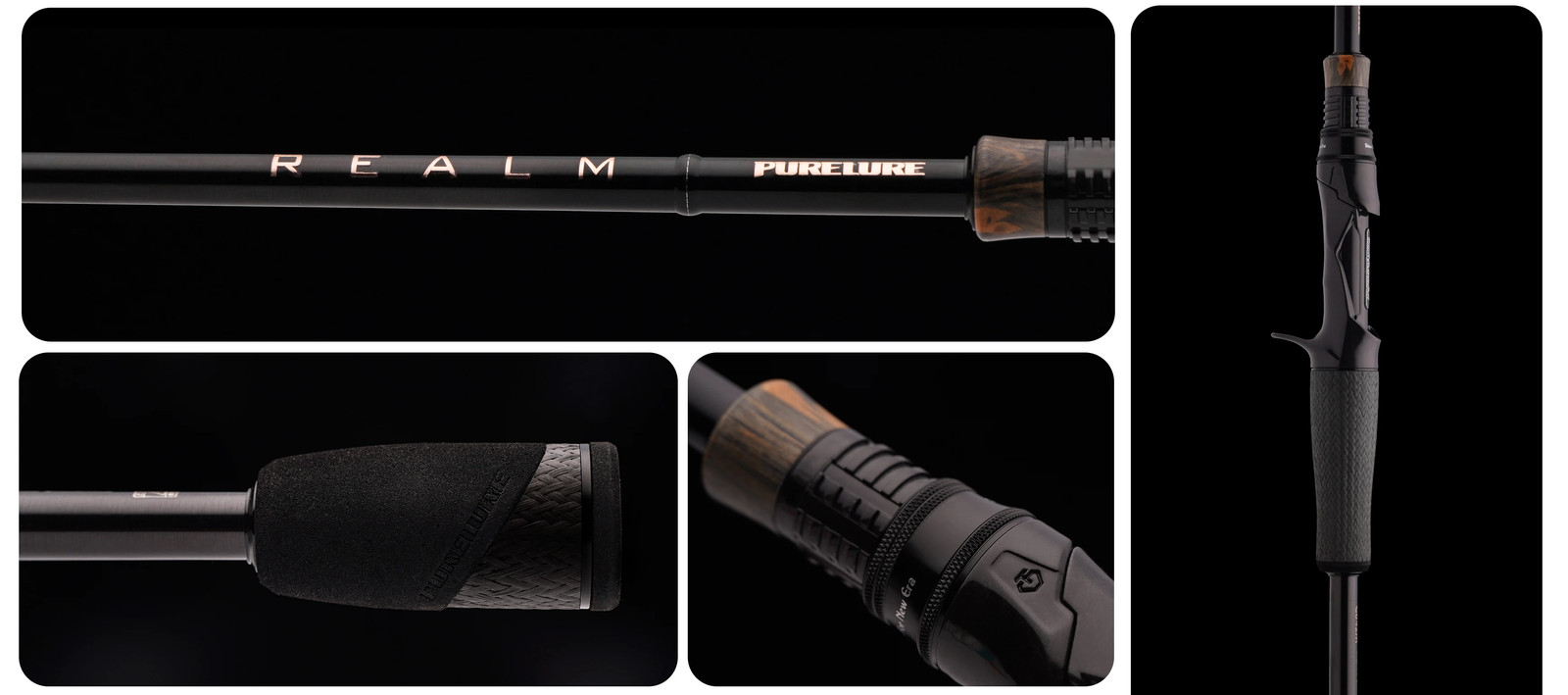 PURELURE REALM Bass Rod M40X Toray Carbon EX F/F Action Fuji SIC Pike
