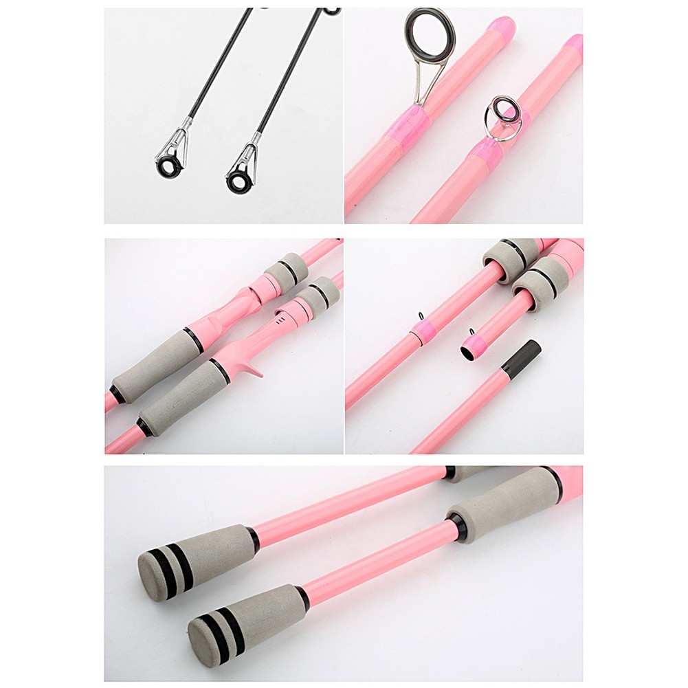 Lightweight for 2.1m Carbon Fishing Rod 4 Section for Saltwater Freshwater Use