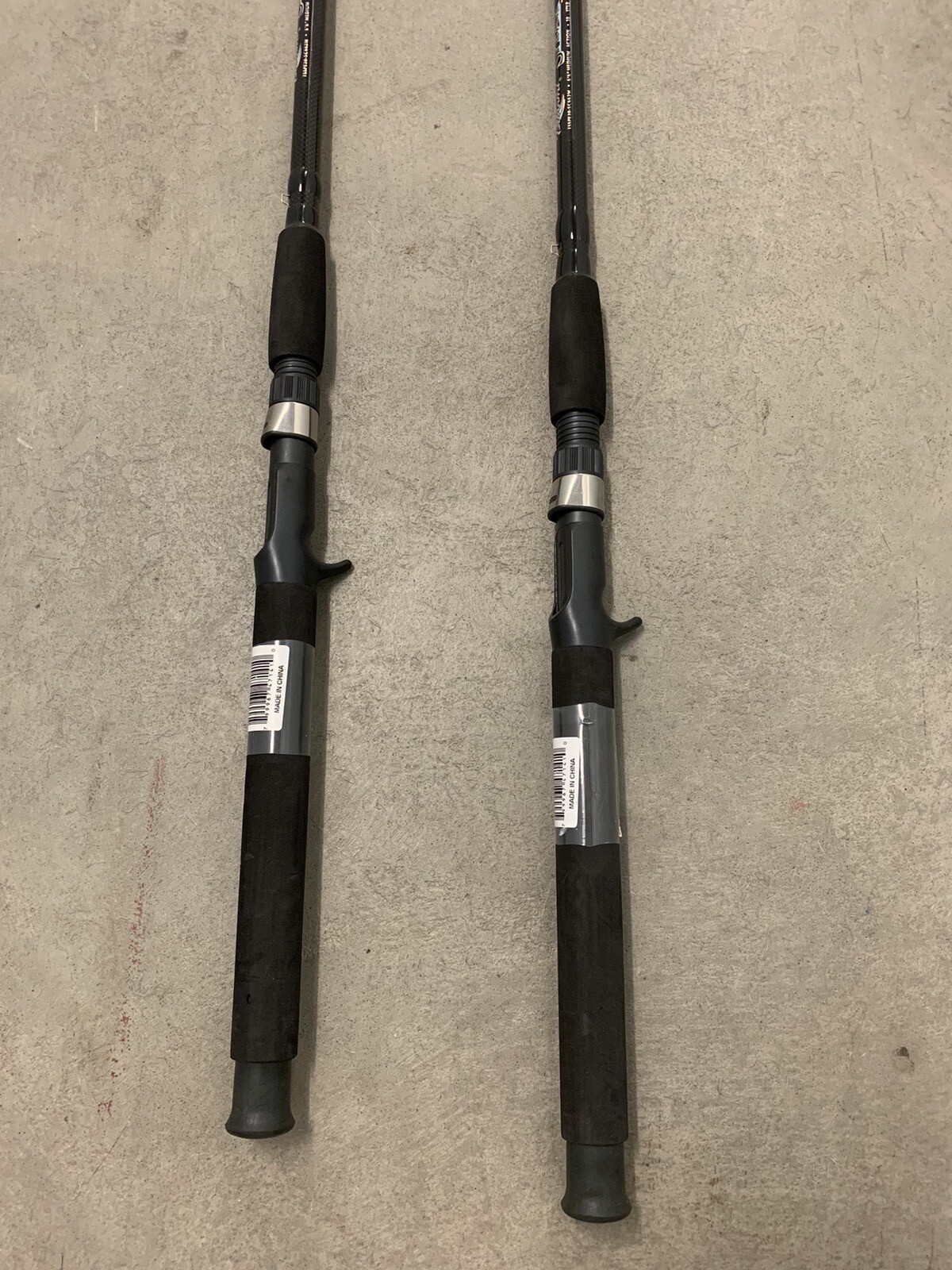 2 Tsunami Spear Casting Rods 6’6″ Fresh/Saltwater Catfish/Trolling 10-17lb Mono