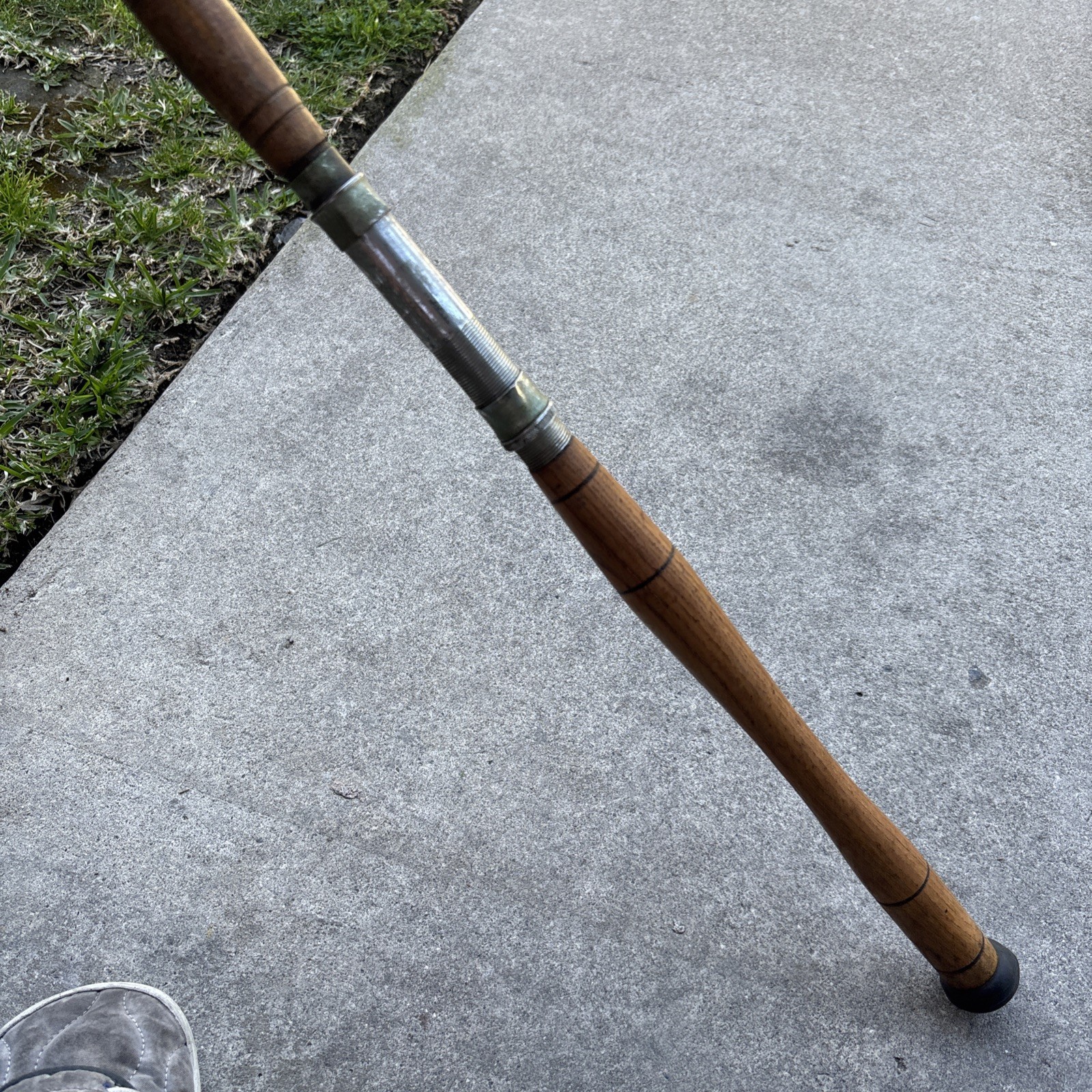 VTG LANGLEY SIGNATURE Sign Of Quality Glass 1-Piece Spinning Fish Rod 865 6’6”