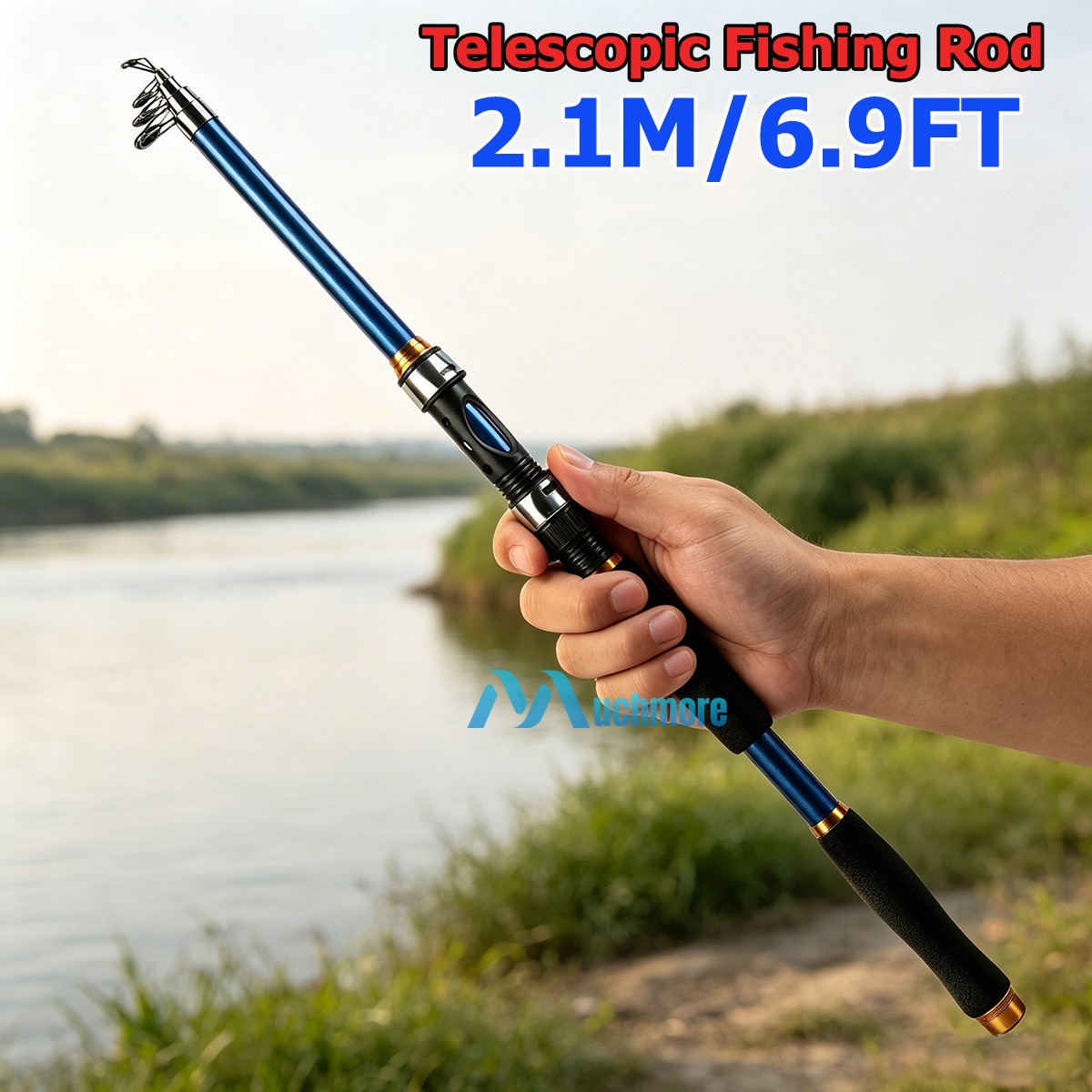 LOT Carbon Fiber Telescopic Spinning Fishing Rod Travel Sea Casting Pole Tackle