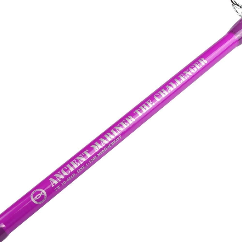 Catfish Fishing Rods 7’6 Glow in The Dark The Challenger Casting Rod, Medium …