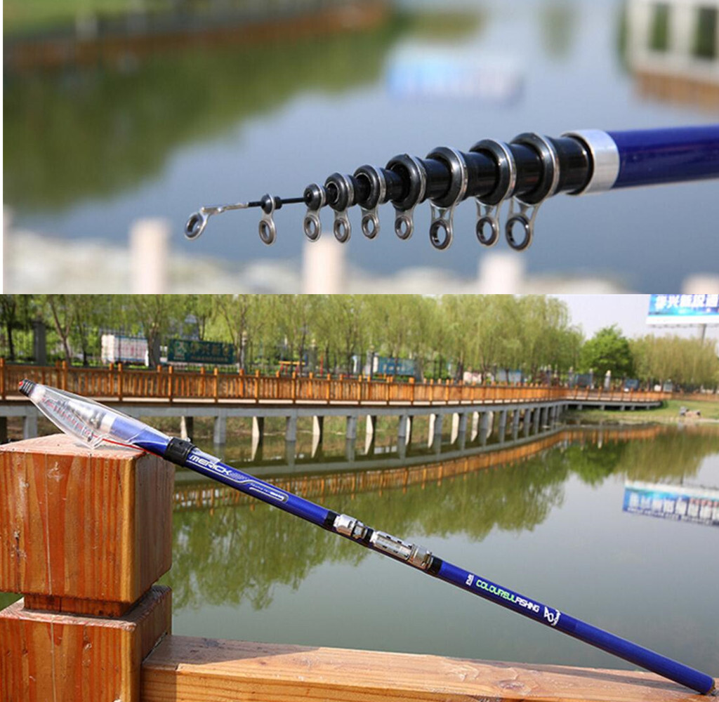 Telescopic Fishing Rods 3.6M-6.3M Carp Fishing Rods Hard Pole Carbon Fiber Rod