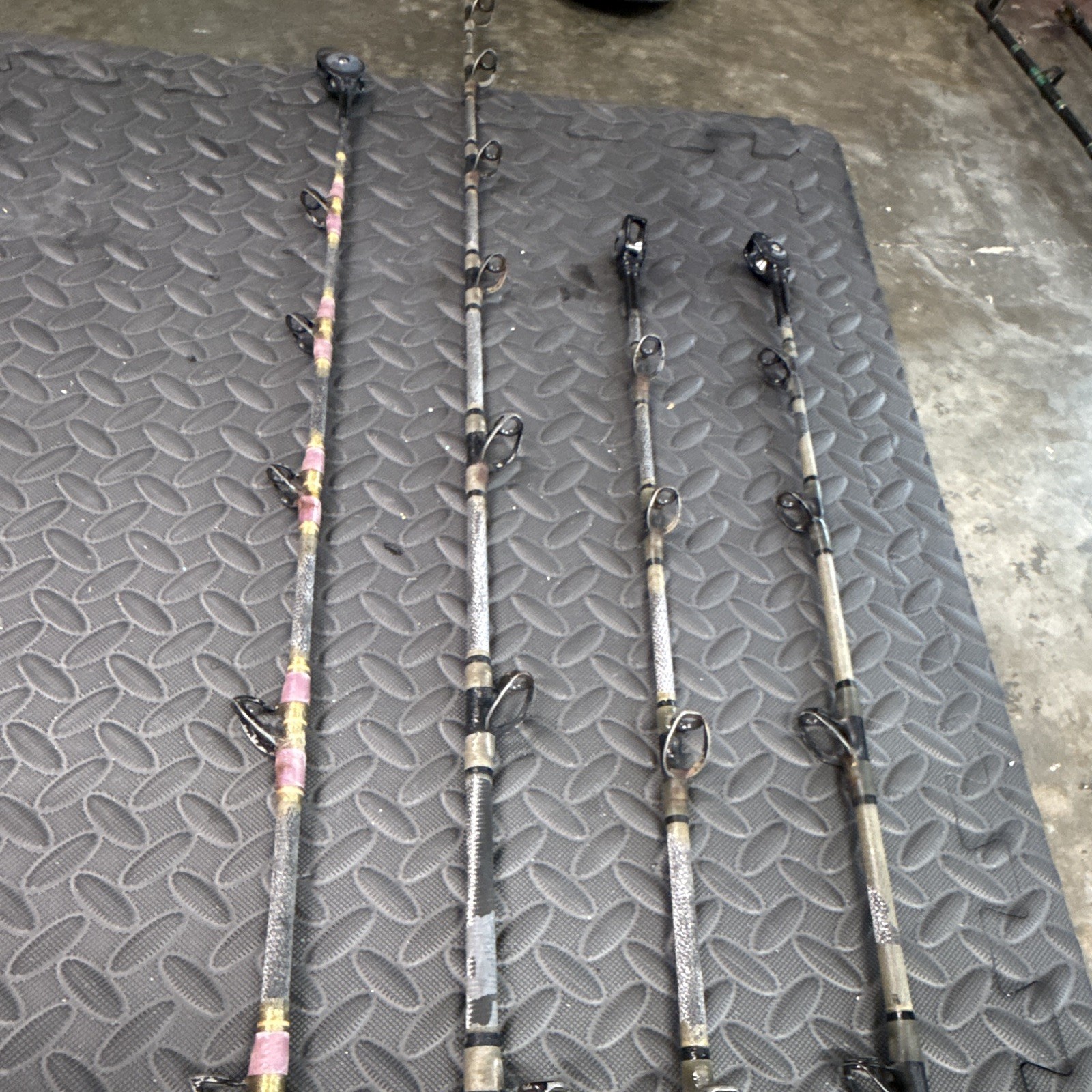 4-Custom tuna rods- used- Calstar blanks
