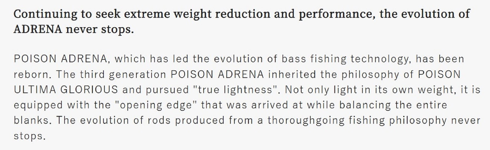 Shimano Rod Baitcast Jackall Poison Adrena Reaction Bite 165MH (2444)