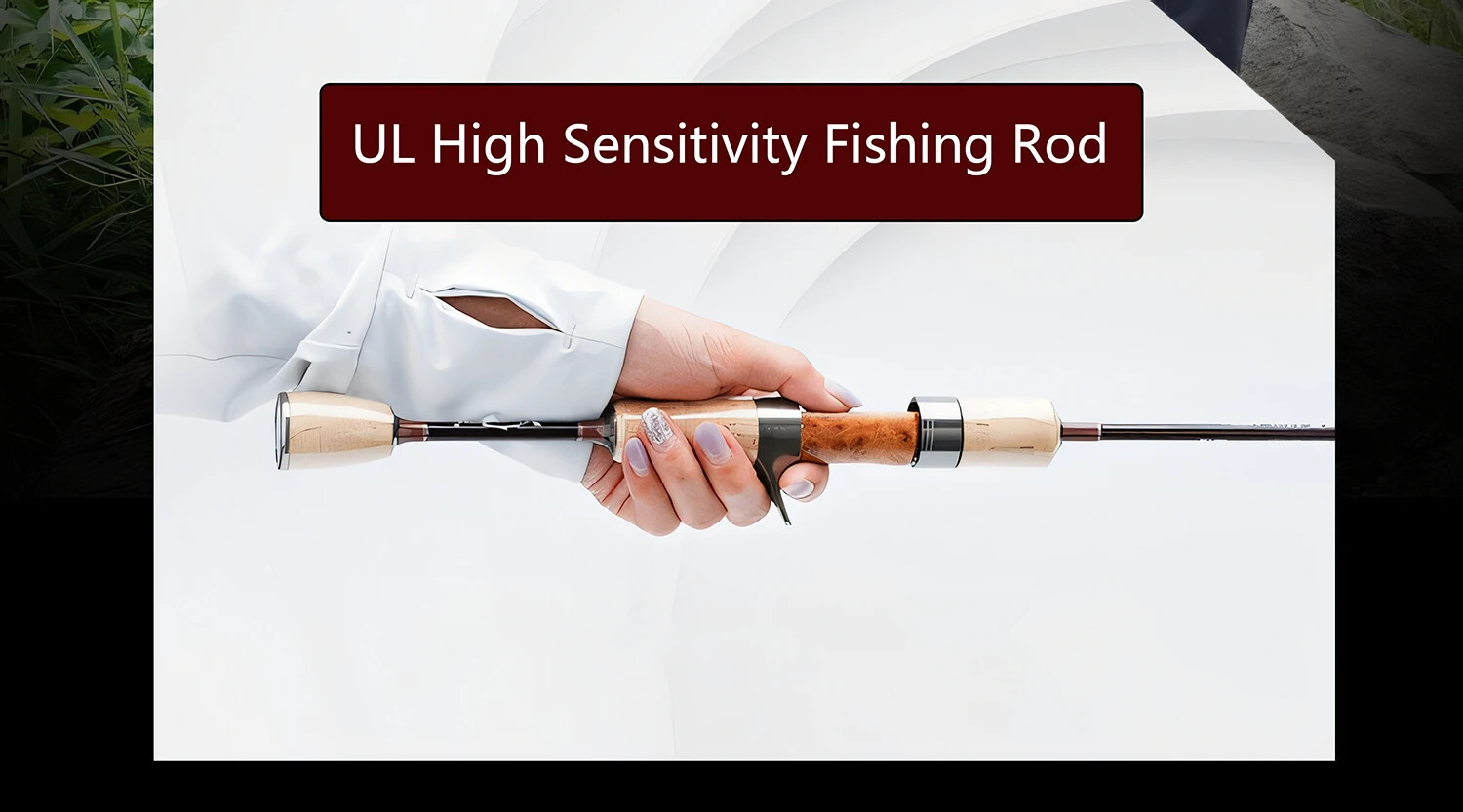 Lure Fishing Rod Carbon Fiber Spinning Casting Rod 5.1ft 5.5ft 6ft Ultra-Light