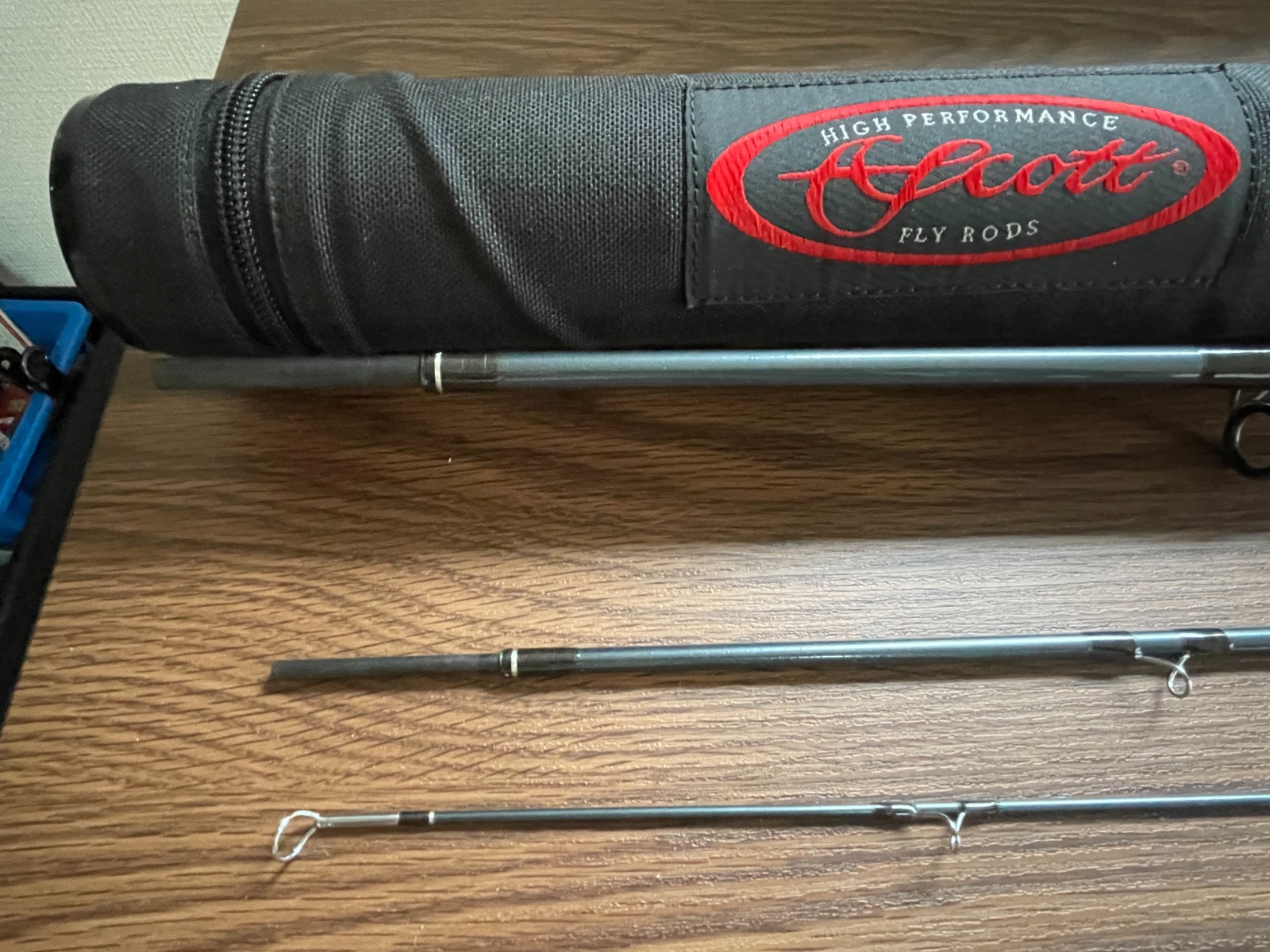 Scott SES 9083 9’0″ #8 Line 4.5oz 3P Black Tube Used Fly Fishing Rods Carbon