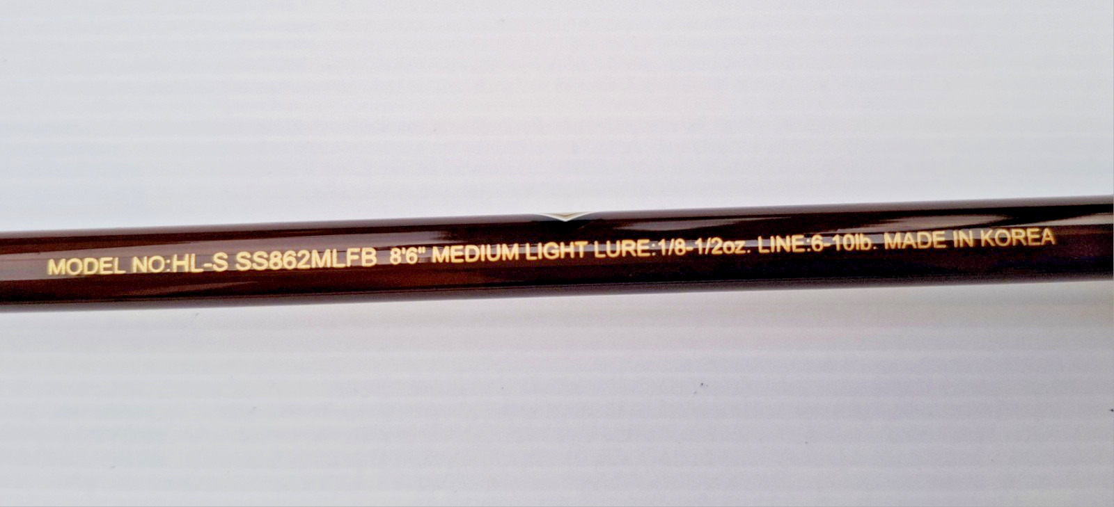 Daiwa Lure Fishing Rod Heartland-S Medium Light Lure Fishing Rod 2 Piece 8ft 6