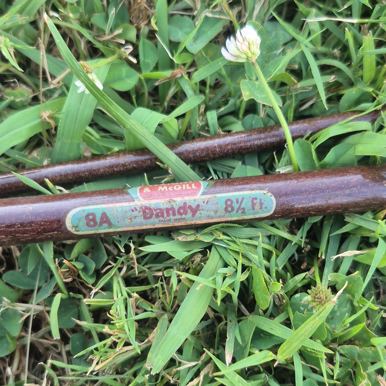 R. McGill Dandy 8A 8.5′ Bamboo/Cane Fly Rod Med Moderate 2pc