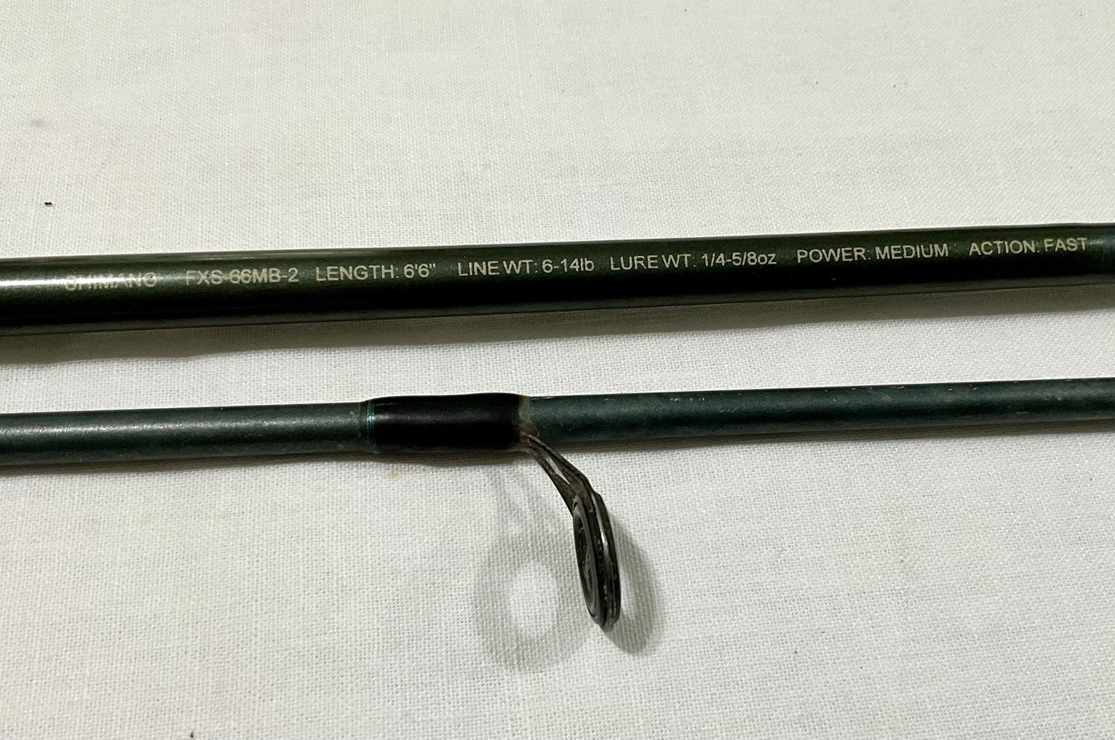 Shimano FXS-66MB2 6’6″ 2 Pc. Spinning Fishing Rod 6-14 lb