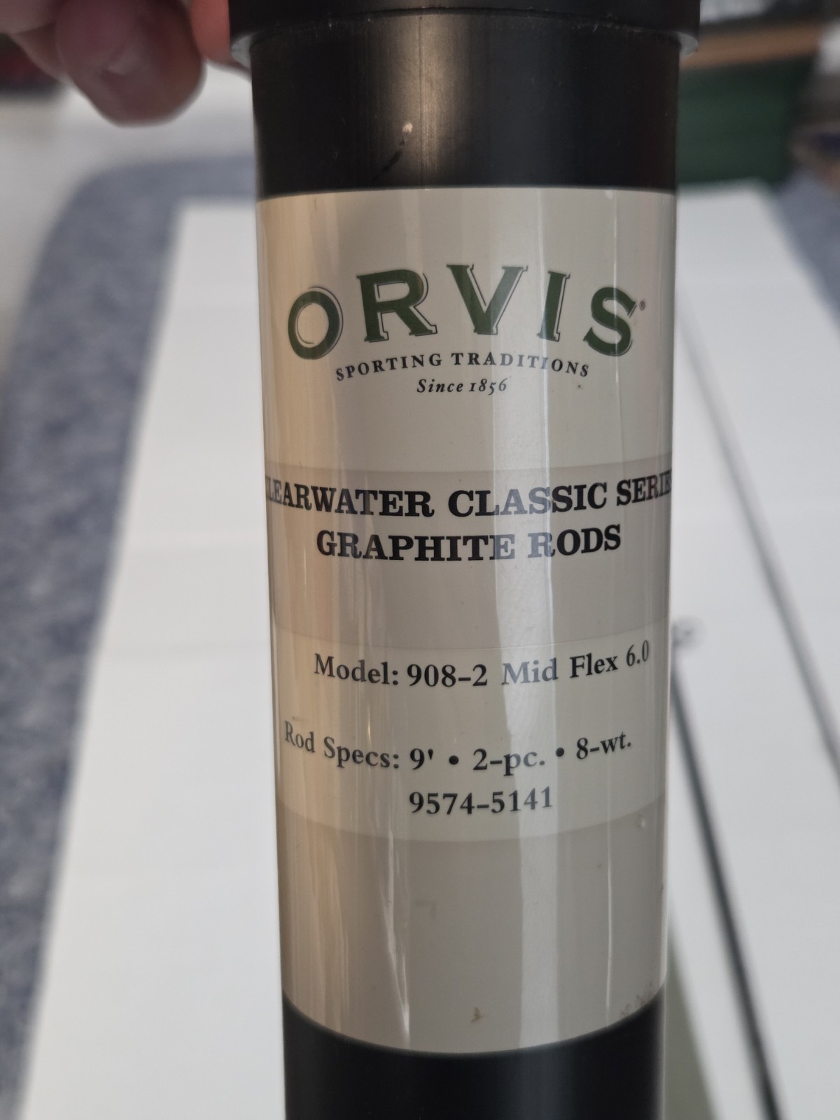 Orvis Clearwater Classic Series 908-2 Piece 8wt 9’ Mid-Flex 6.0 Fly Rod w/Tube