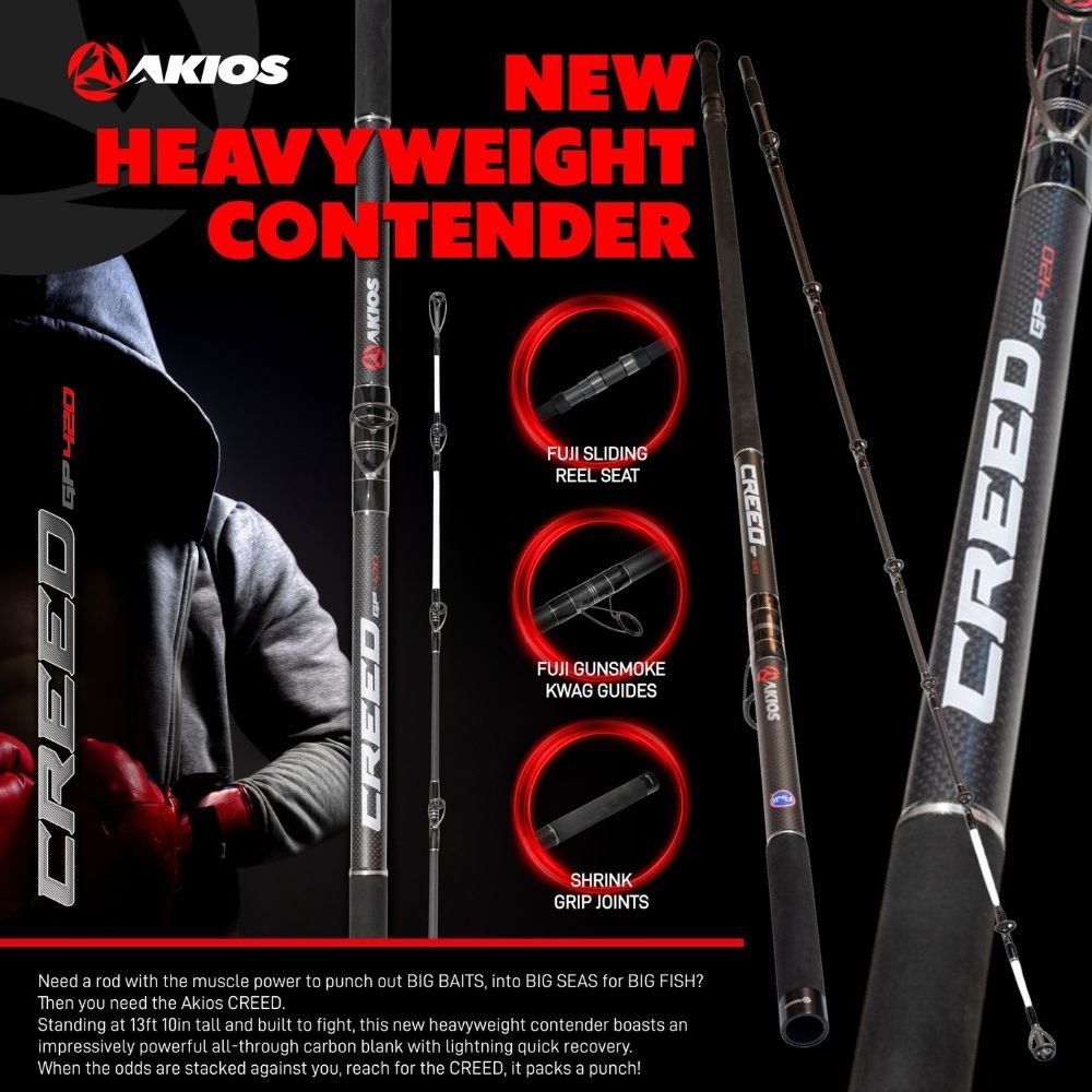 AKIOS Saltwater Fishing Heavy-Duty Surfcasting Rod CREED GP420