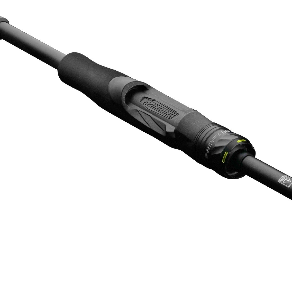 HANDING C731L M1 Casting Rod Carbon Fiber EVA Handle Fixed Reel Seat Black
