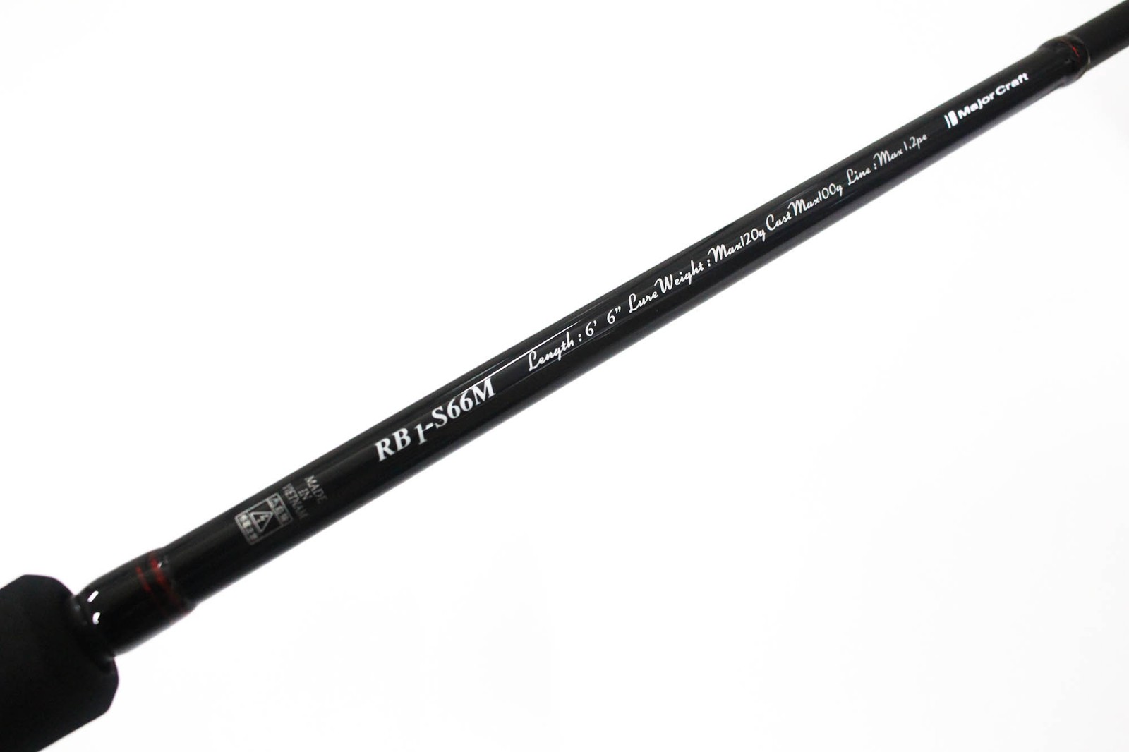 Major Craft 1G Red Back Series Spinning Rod RB1-S66M (5376)