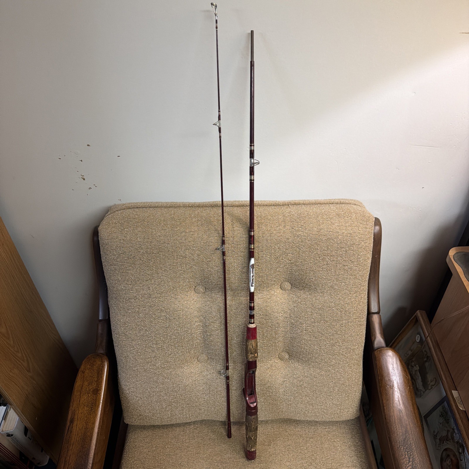 Vintage Berkley Cherrywood 6′ Casting Rod C10-6′ 2 Piece