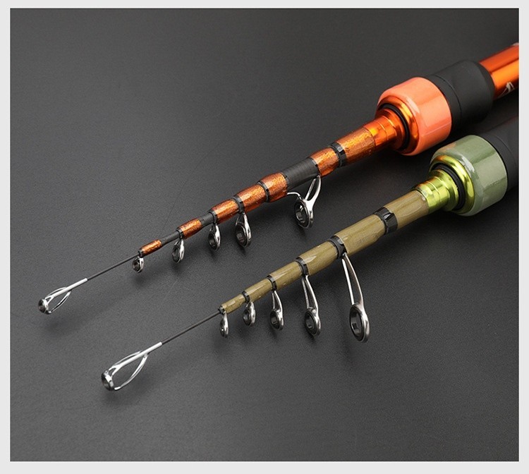 Telescopic Fishing Rod High Sensitivity Spinning Rod 1.5M-1.8M Carbon Fiber Rod