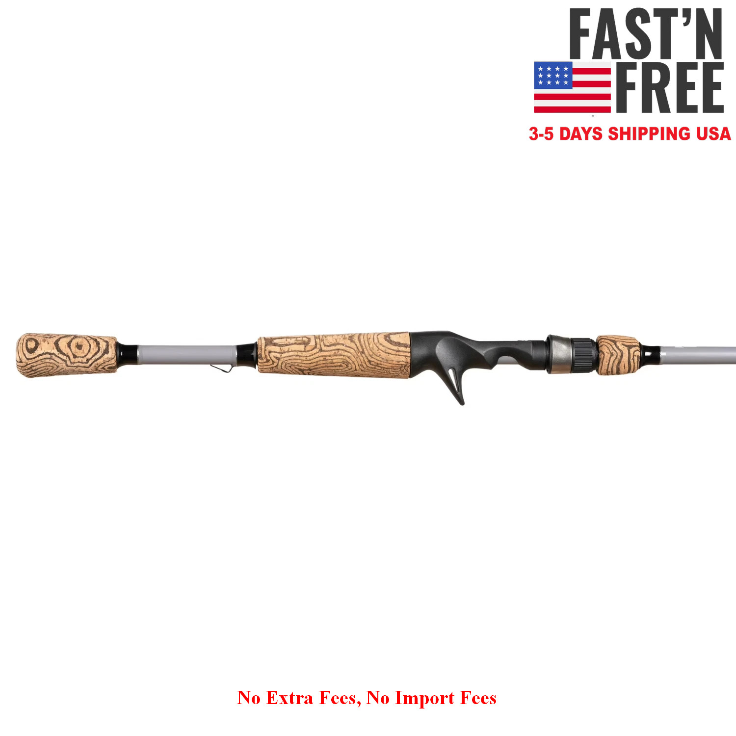 Ozark Trail OTX Baitcast Fishing Rod IM7 Graphite Casting Freshwater Salt, NEW