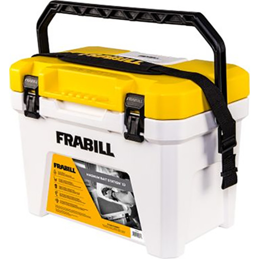 FREE 110V ADAPTER WITH FRABILL 19 QUART LIVE BAIT COOLER MAGNUM BAIT STATION