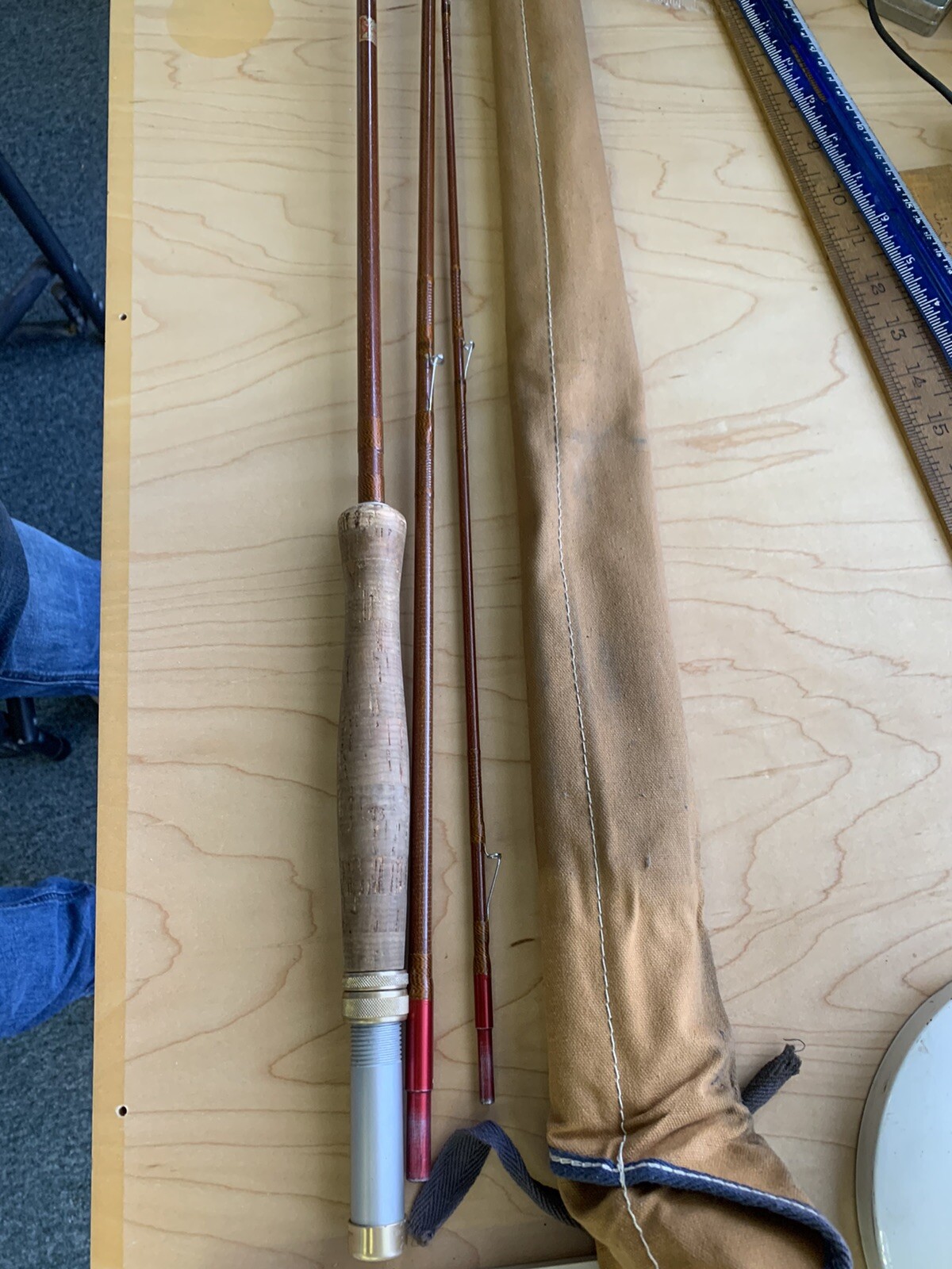 Pastor and Co. Regal rod F85-3 4 7/8 oz. Featherweight 3pc with canvas tote 103″