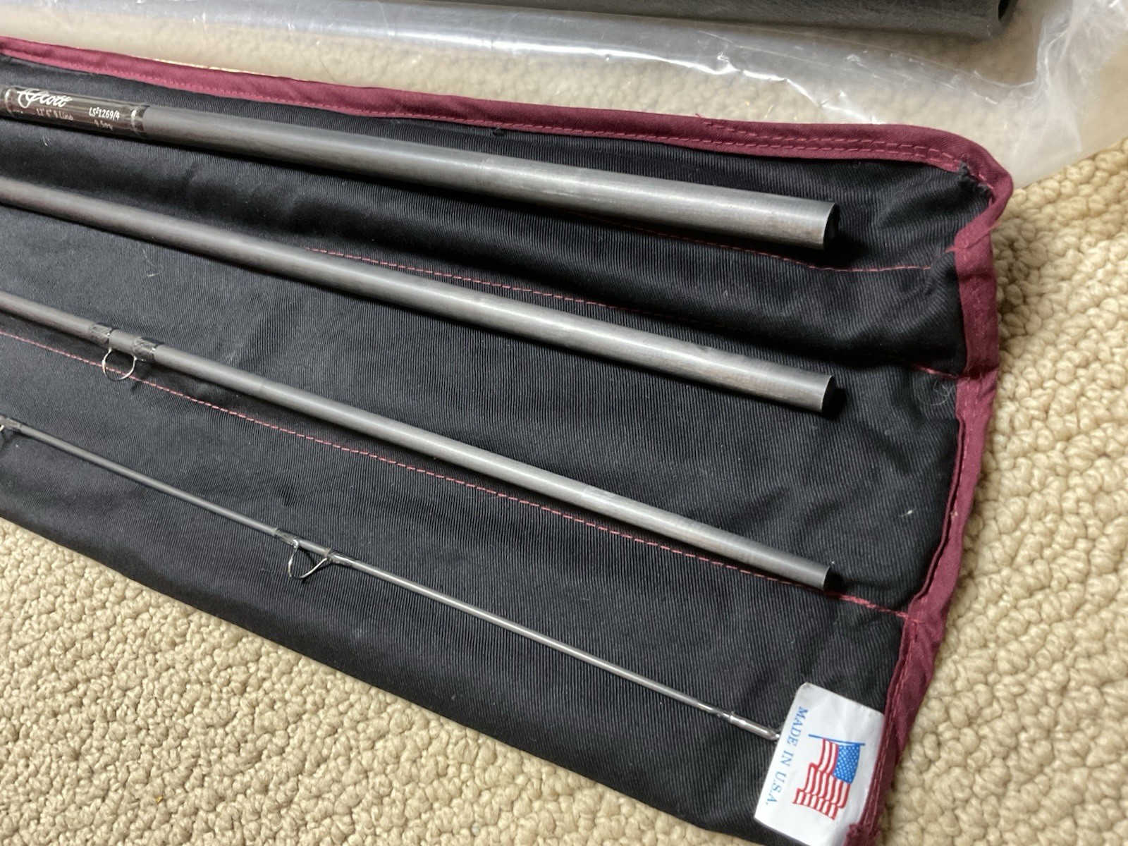 UNUSED Scott Spey Fly Rod LS2 1269/4 Shooting Head Special 12’6” 9wt