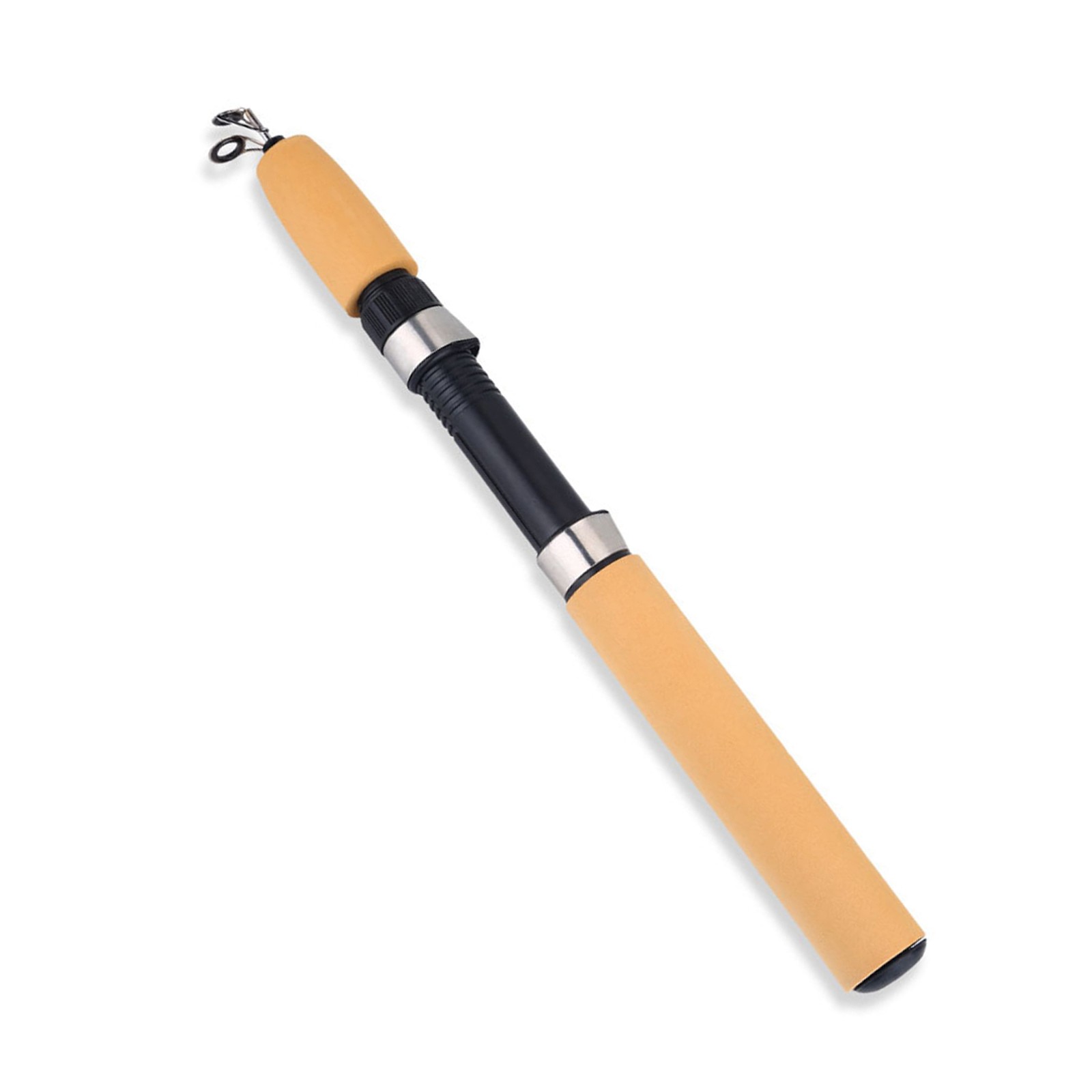 Ice Winter Fishing Rod Glass Fiber Retractable Mini Fishing Pole Tackle EZJQ