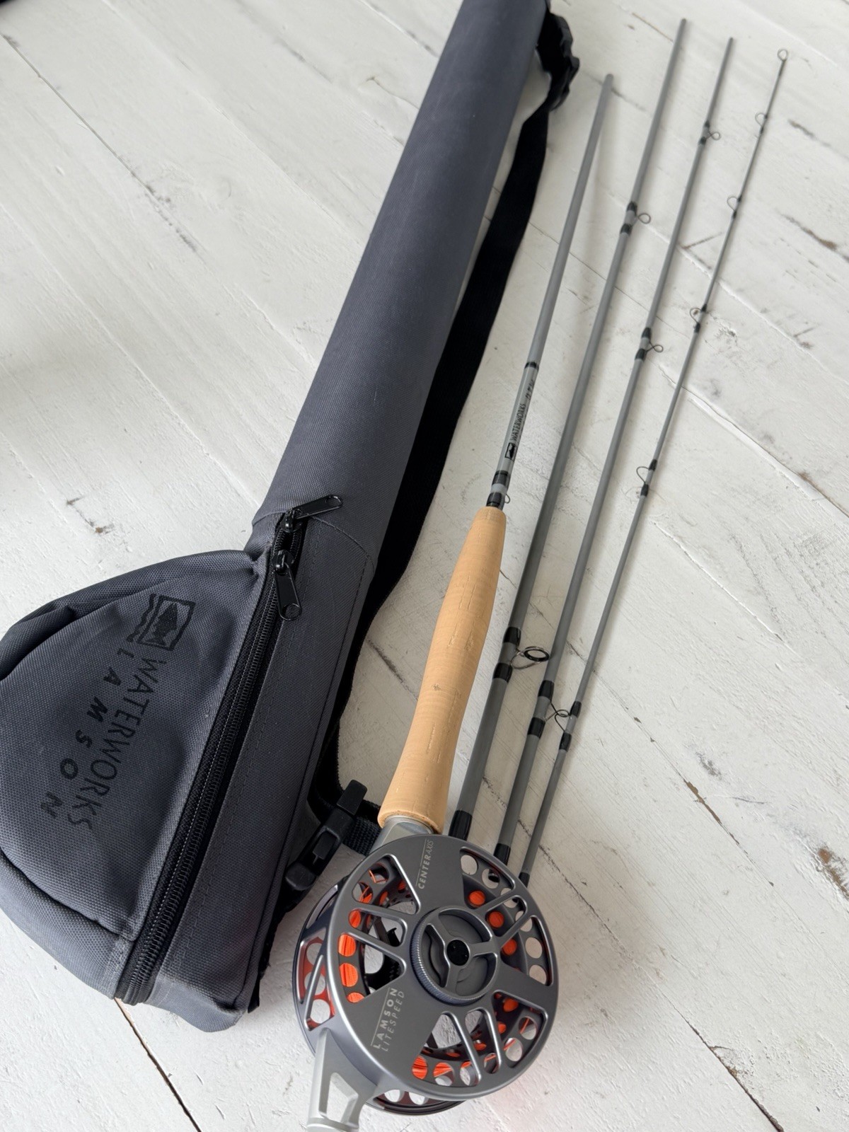 **BEAUTIFUL**🔥WATERWORKS LAMSON CENTER AXIS 6wt. 9’ft Fly Rod ~LEDENDARY~🔥