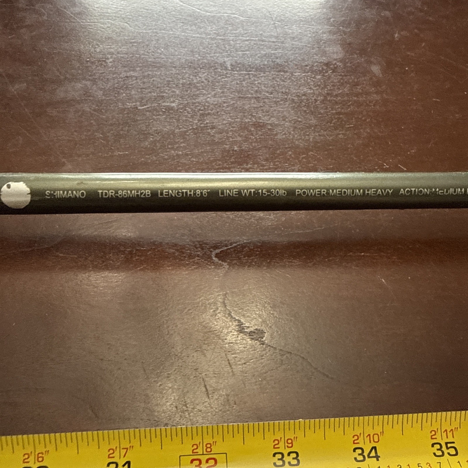 Shimano TDR-86MH2B Trolling Rod 8’6” Medium Heavy 15-30lb 2-Pc Downrigger Salmon