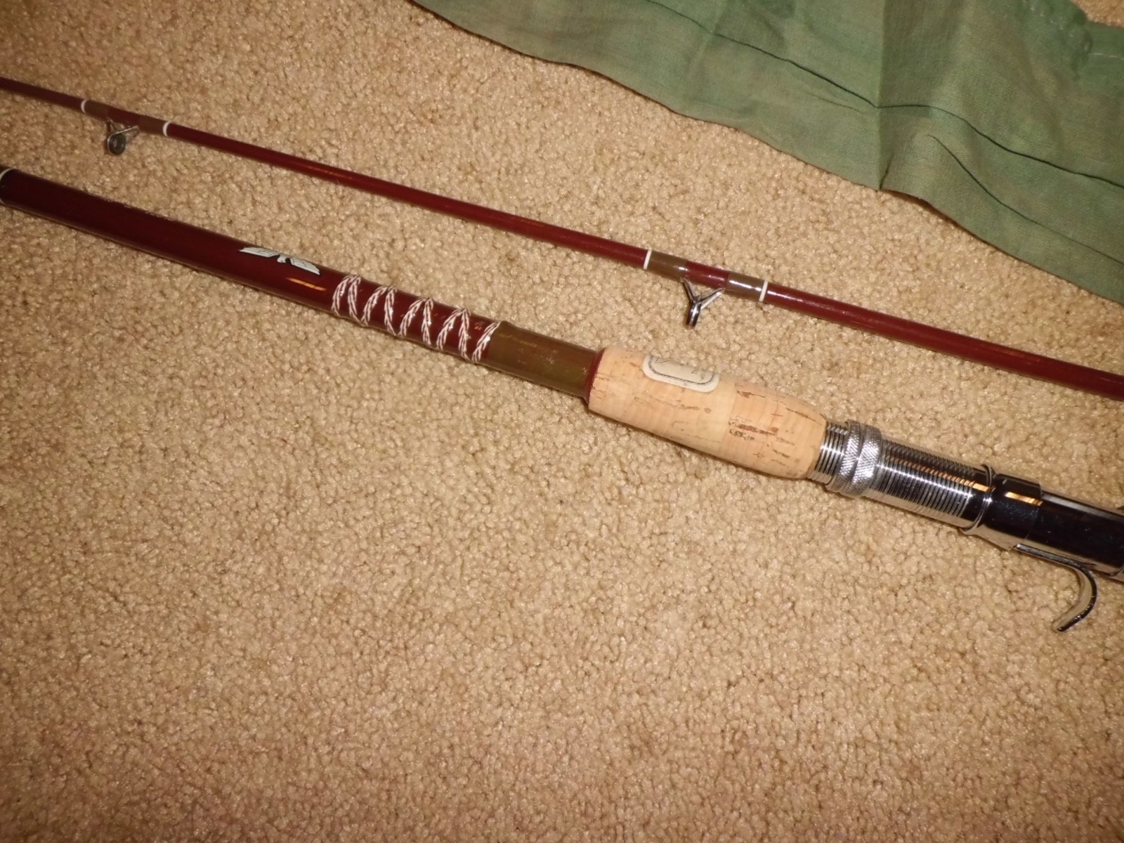 Vintage FENWICK PLP71 Casting 7′ Rod- USA- 10 -20 lb test #P424208- Mint!